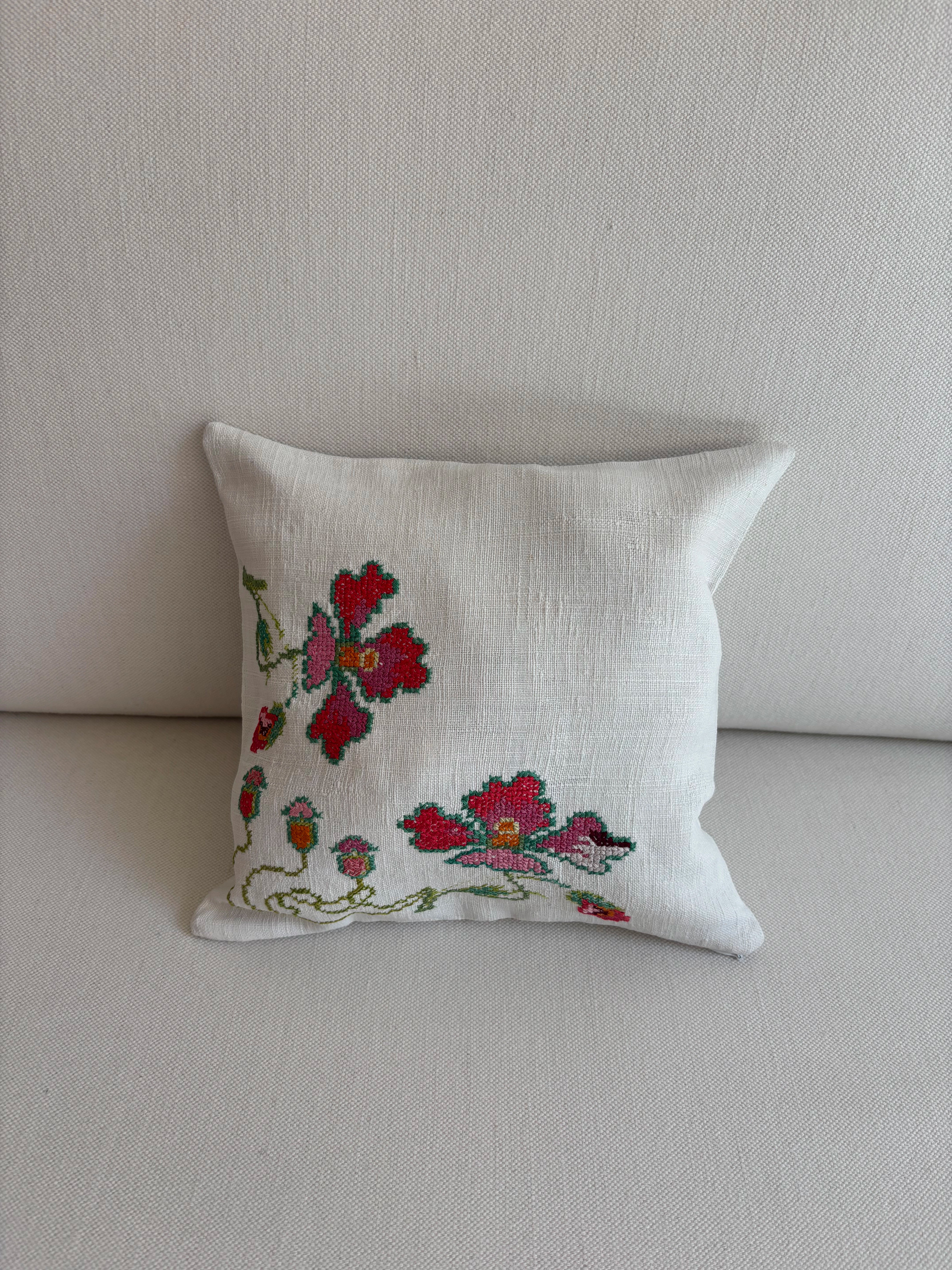 Two flowers pillowcase