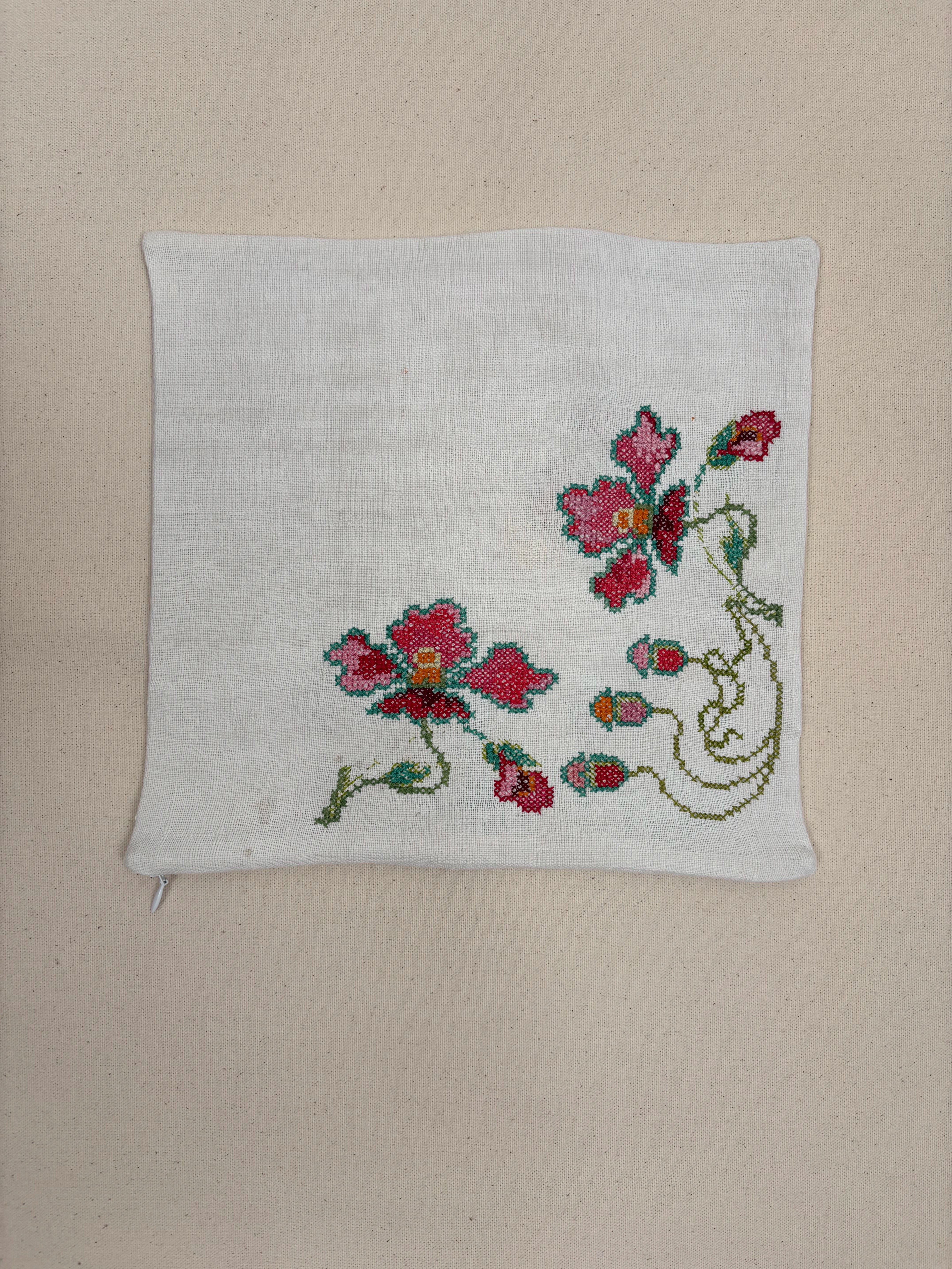 Two flowers pillowcase