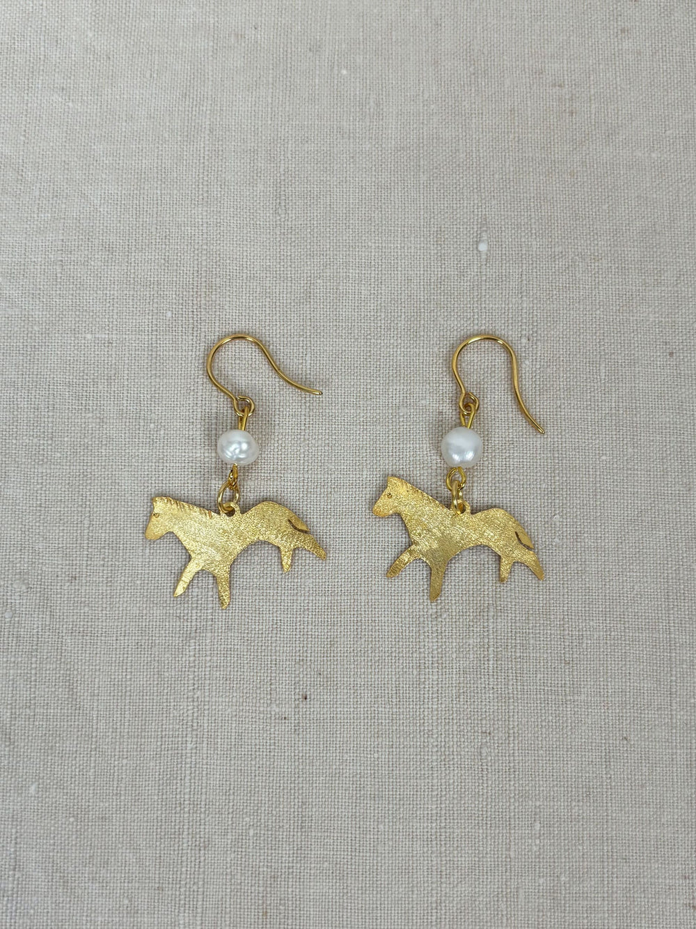 Cavallo in pearls earrings - Special edition
