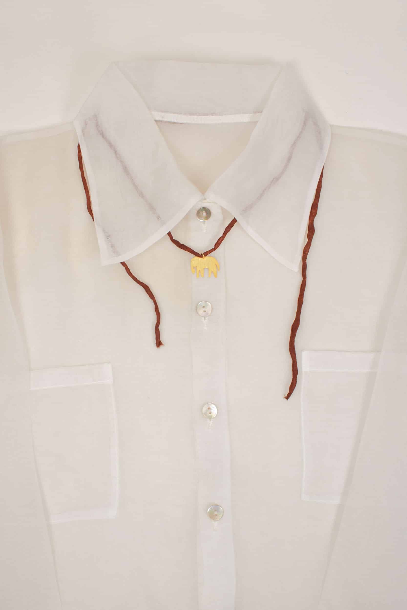 Elefante silk choker
