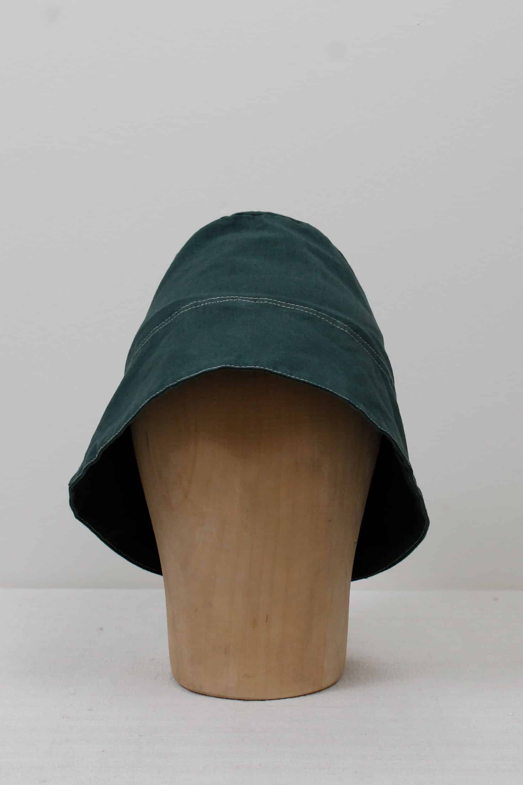 Green dyed bucket hat