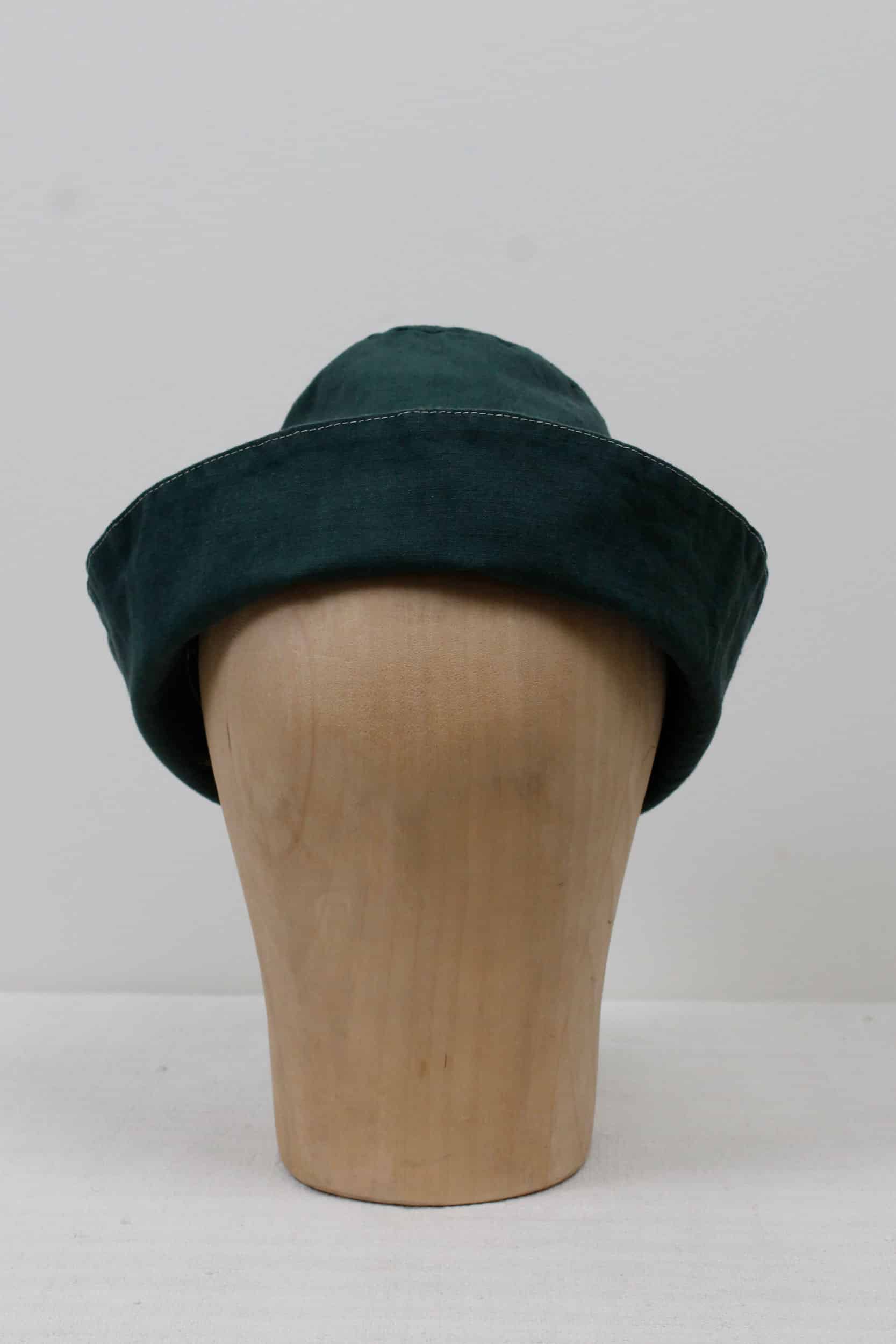 Green dyed bucket hat