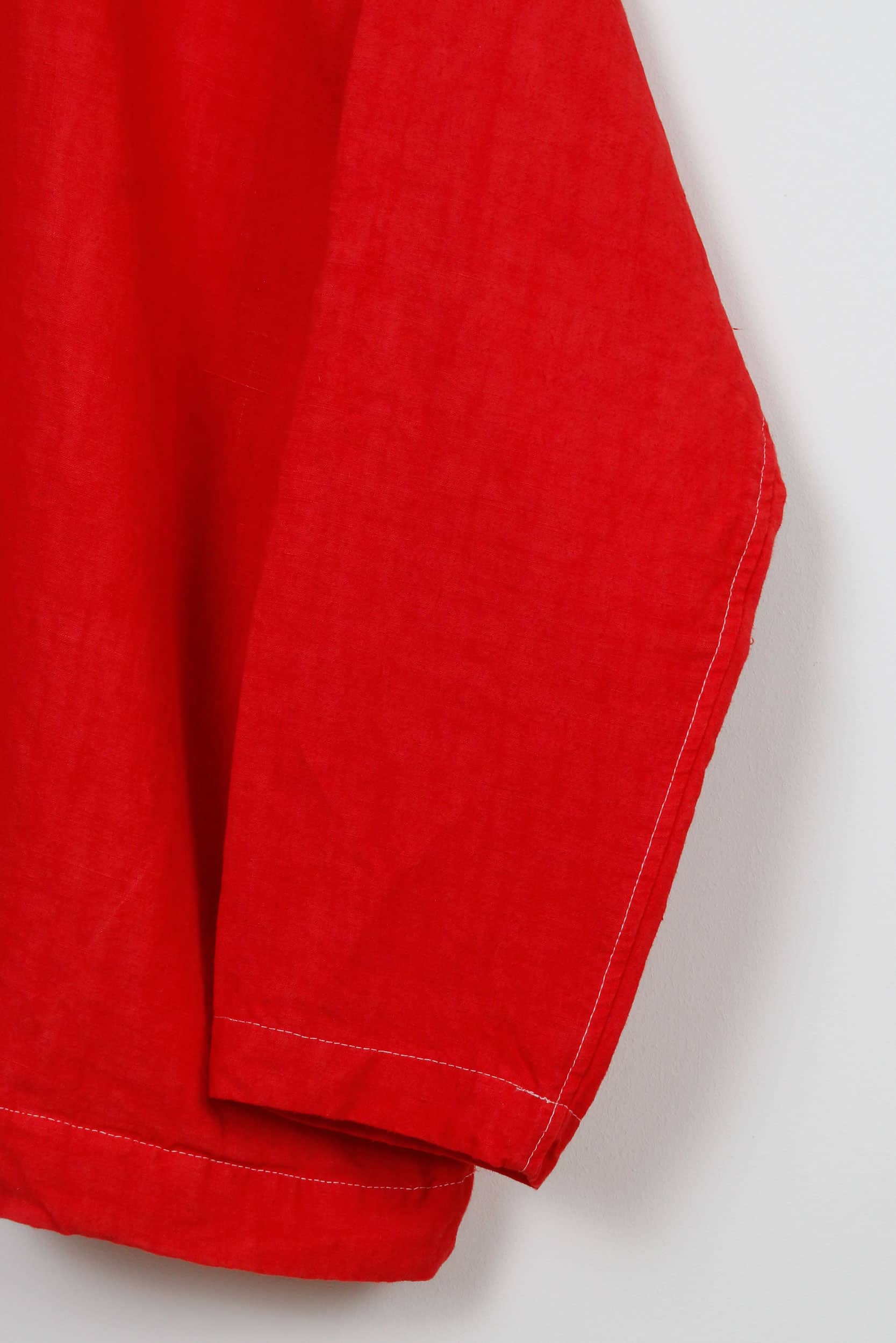 Red dyed painter jacket