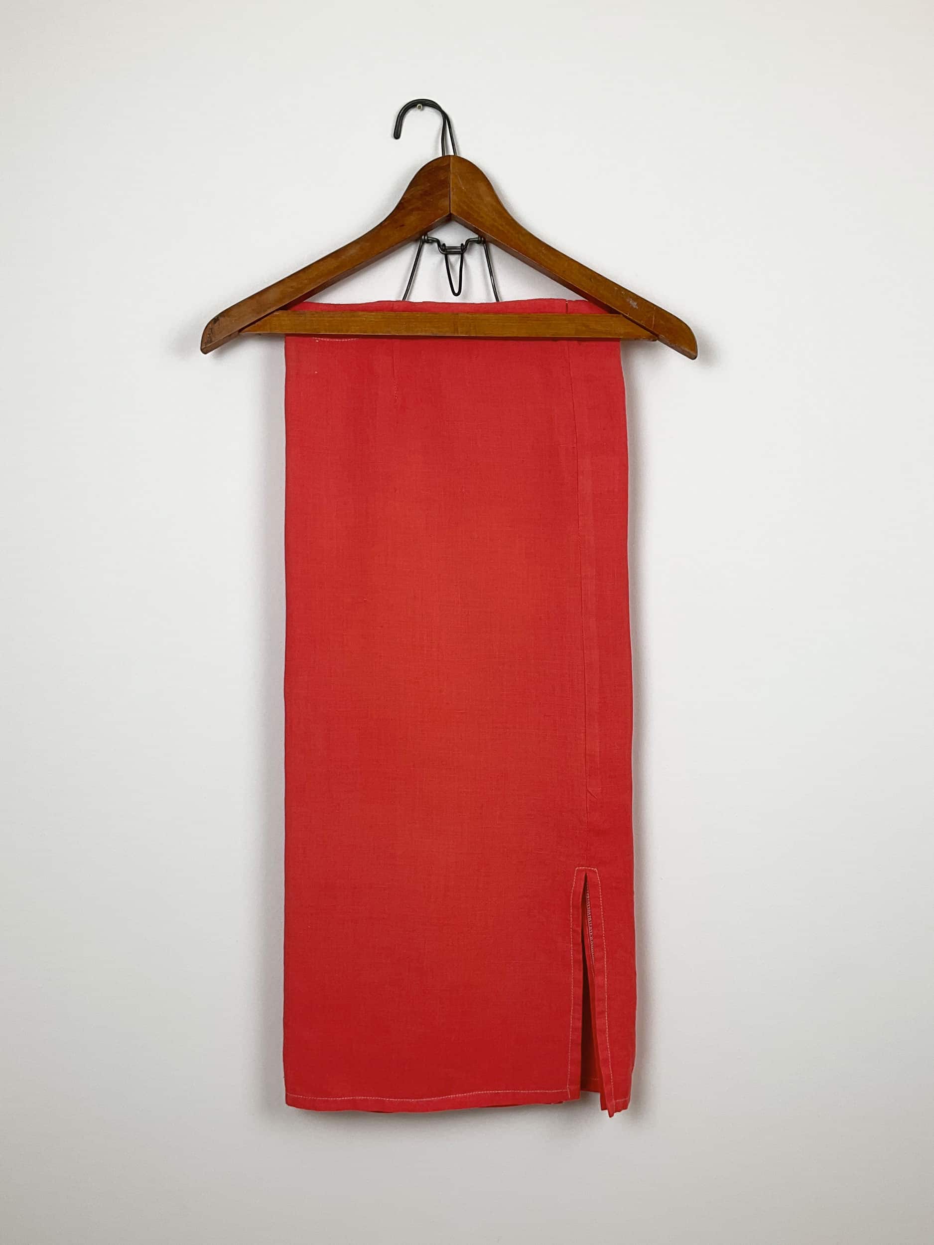 Red dyed sarong