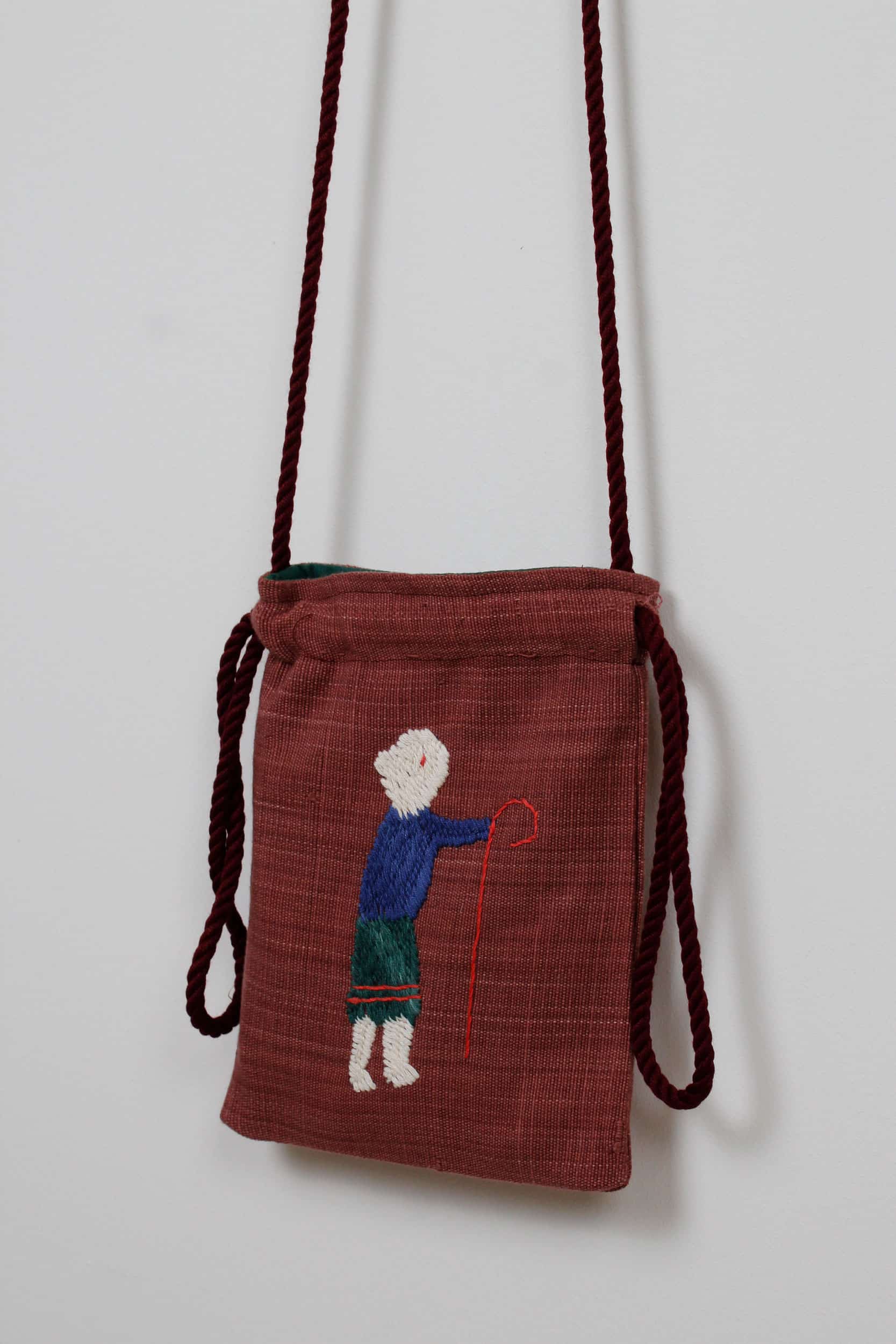 Archer scene pouch bag