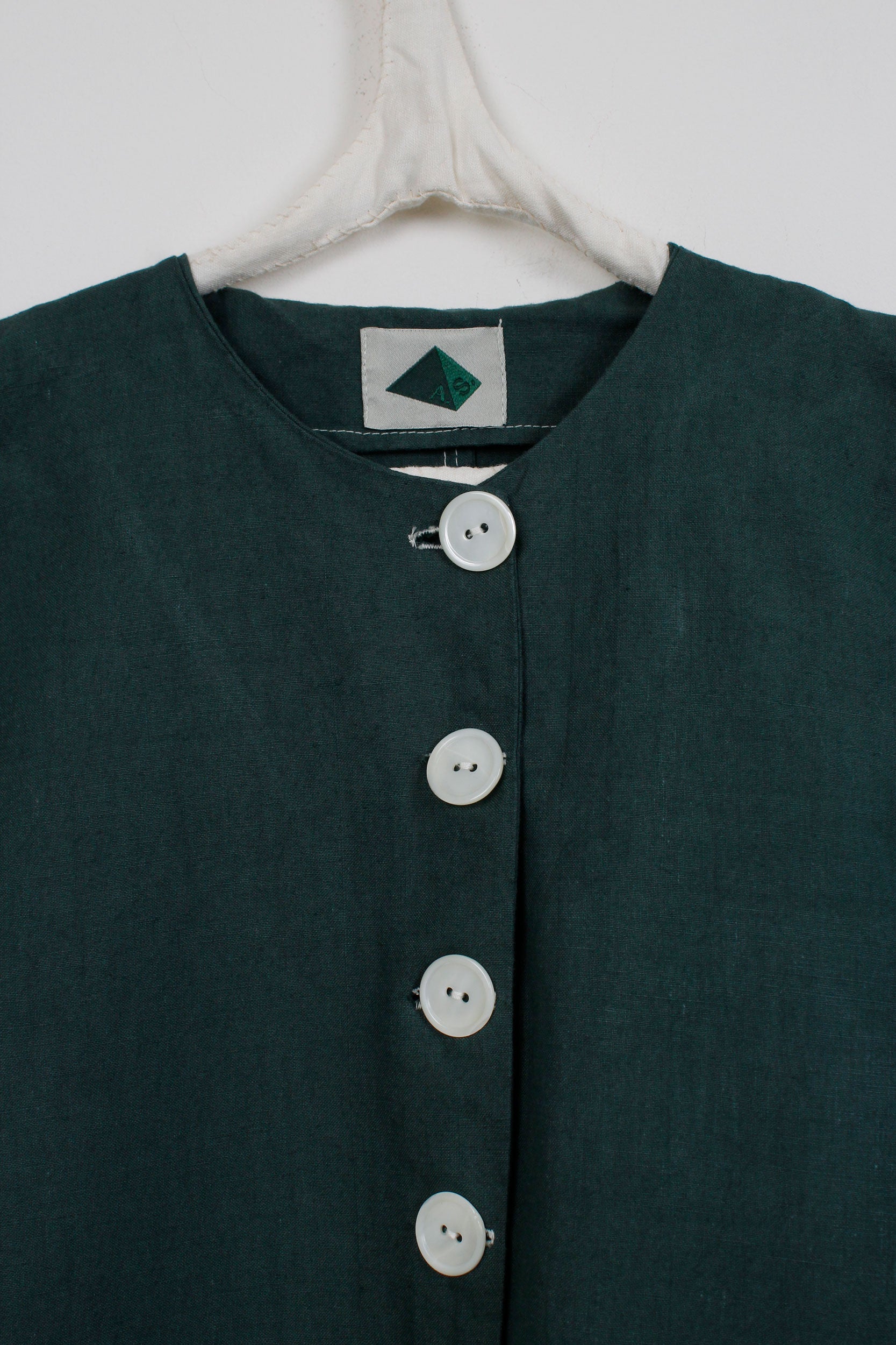 Green dyed short jacket
