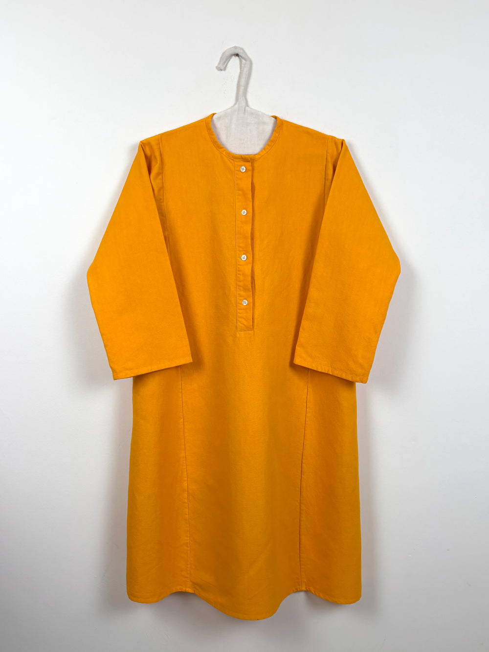 Vibrant yellow dyed tunic