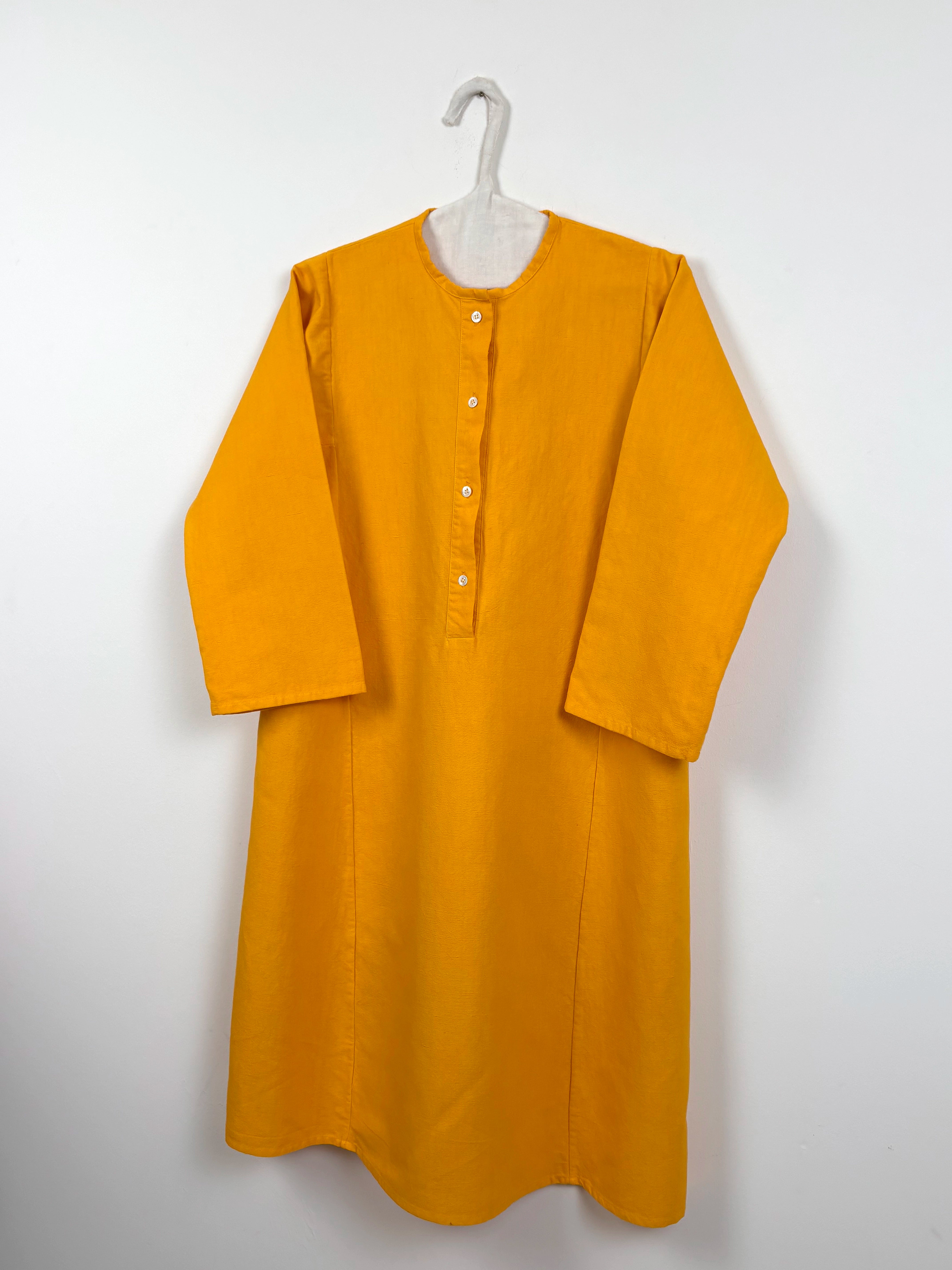 Vibrant yellow dyed tunic