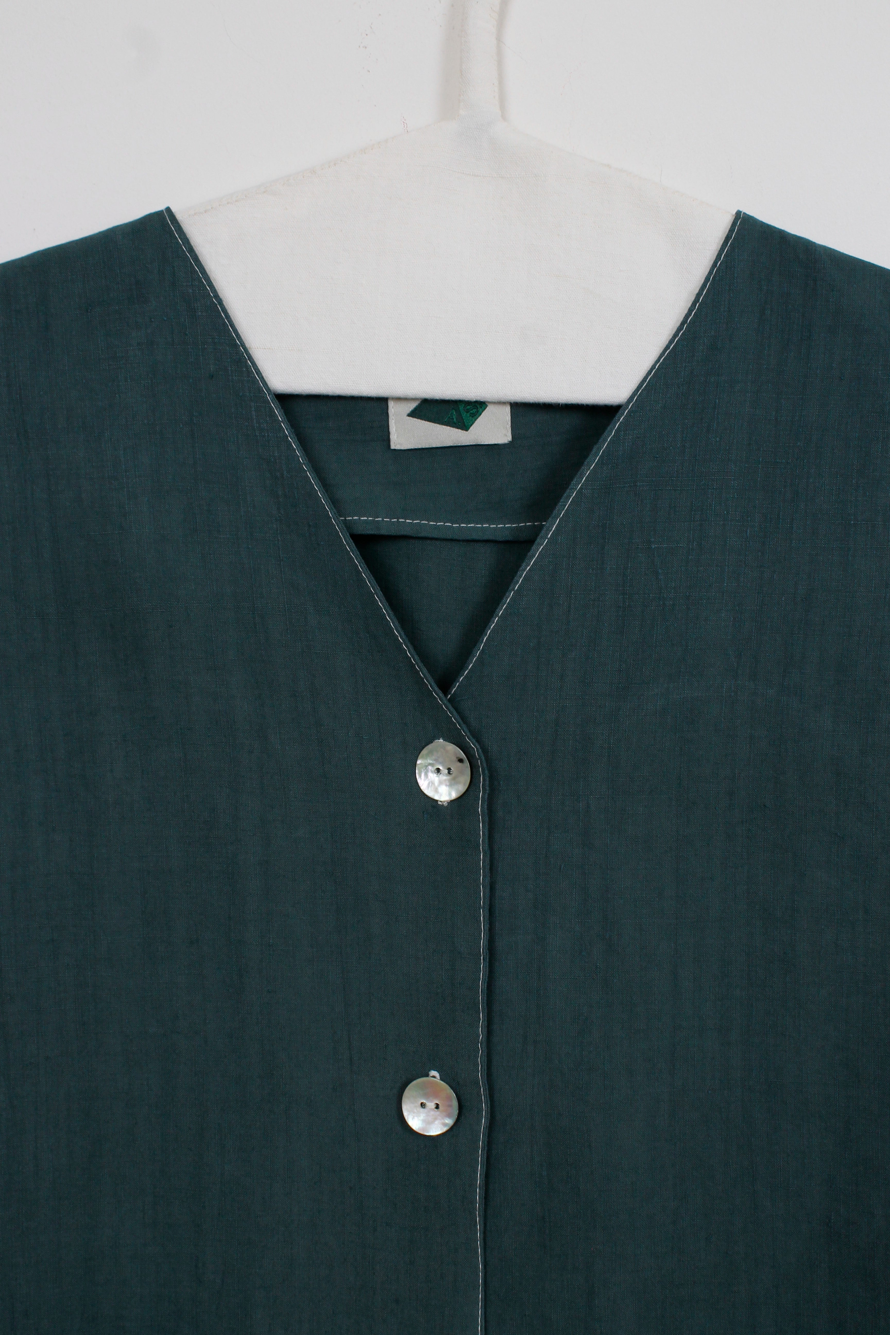 Green dyed vest
