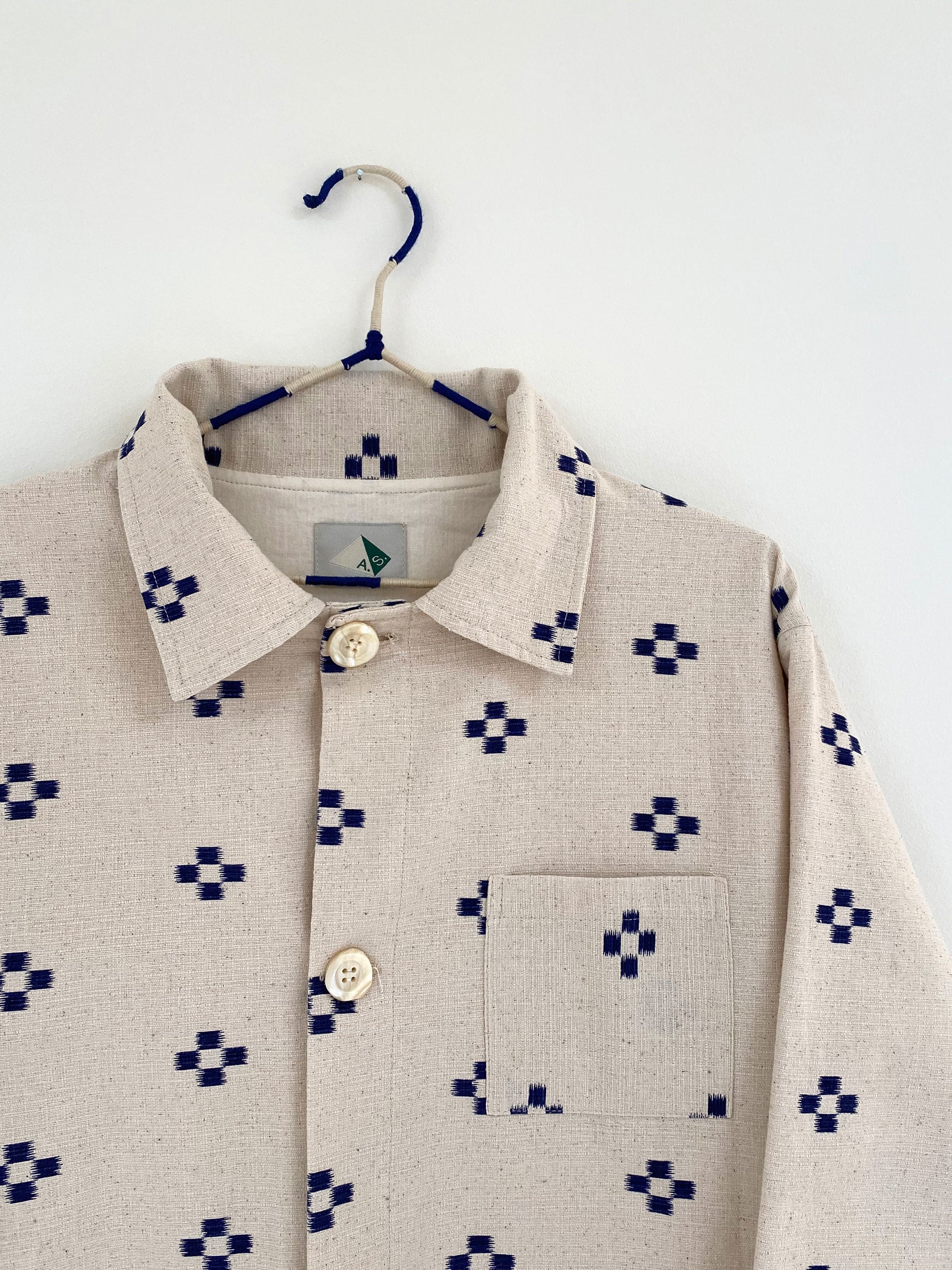 Blue flowers jacket - Man fit