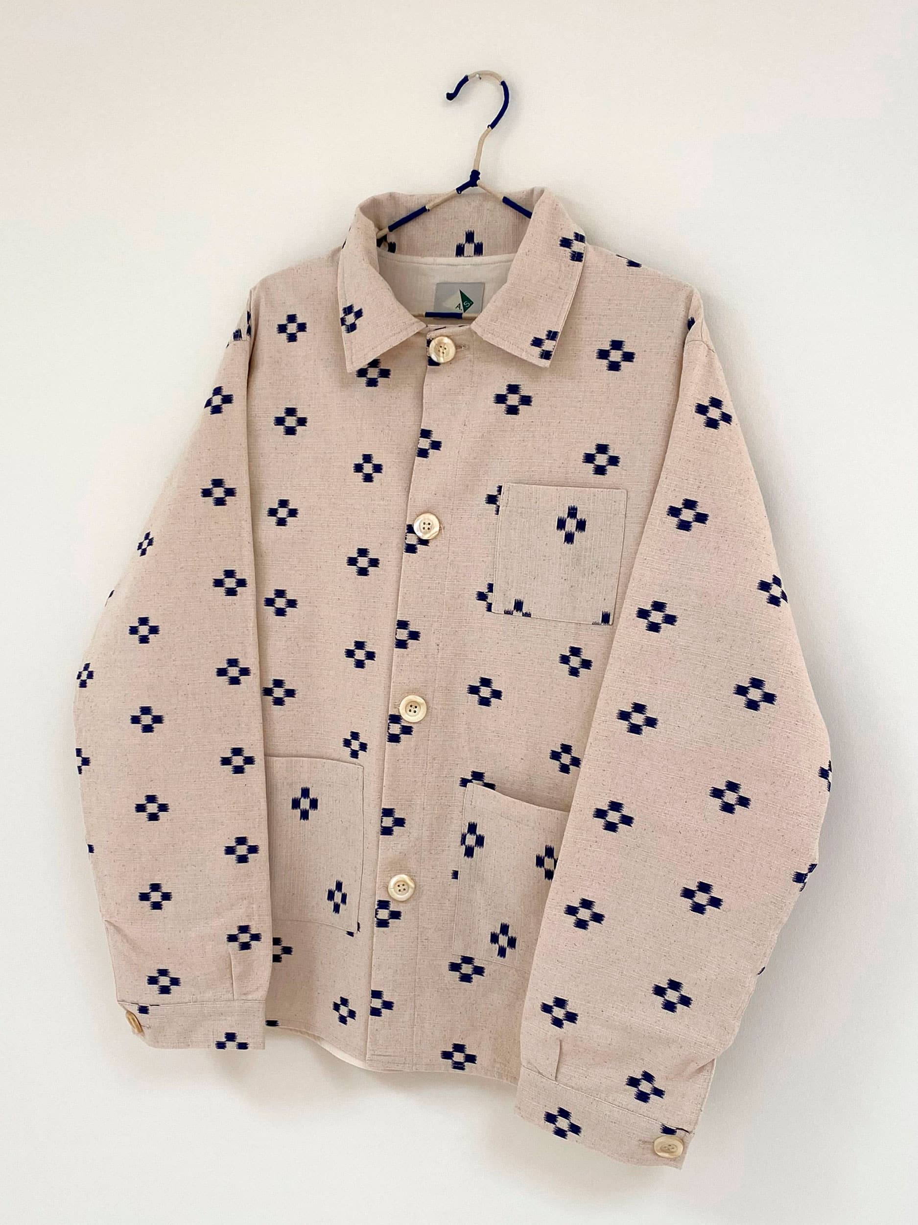 Blue flowers jacket - Man fit