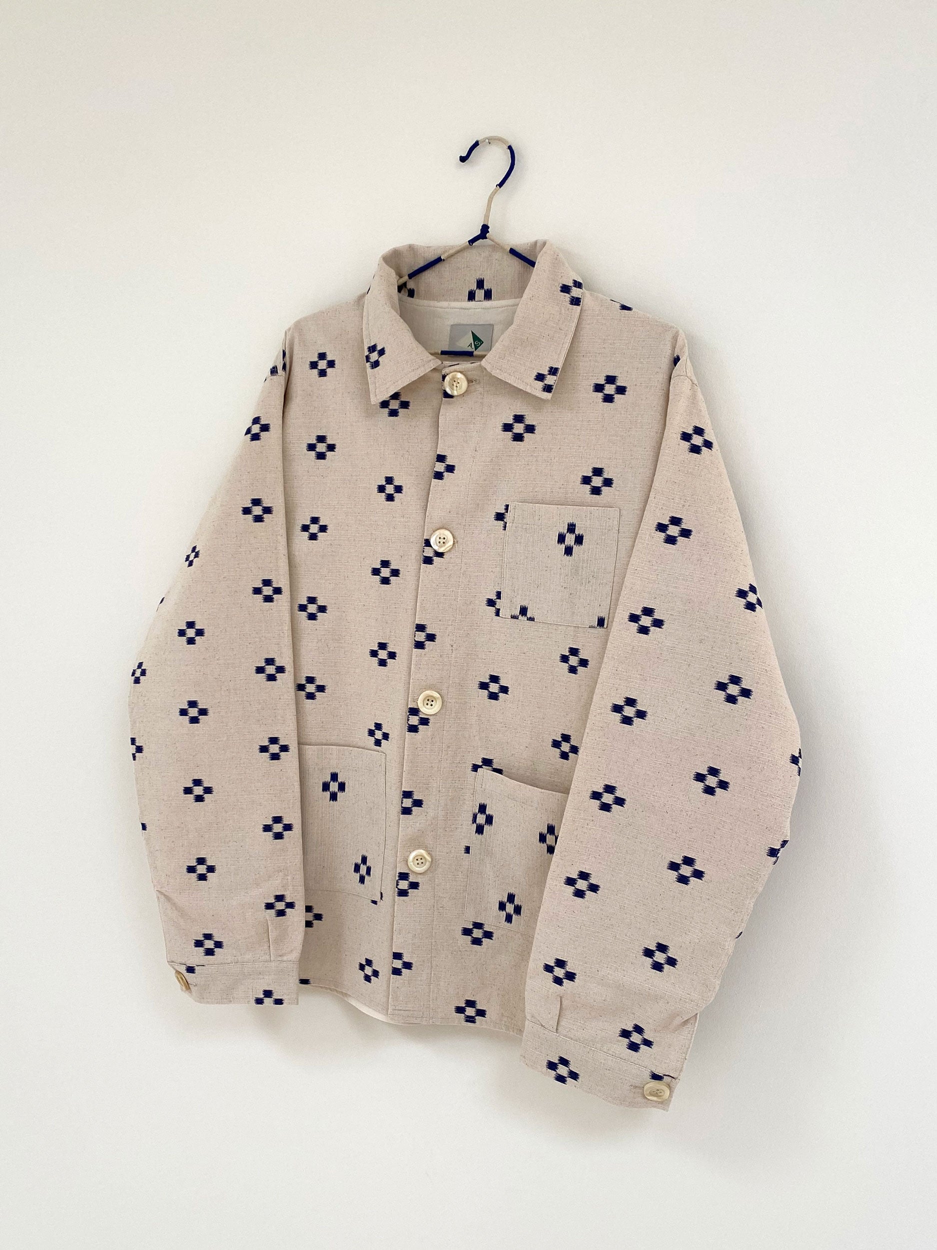 Blue flowers jacket - Man fit