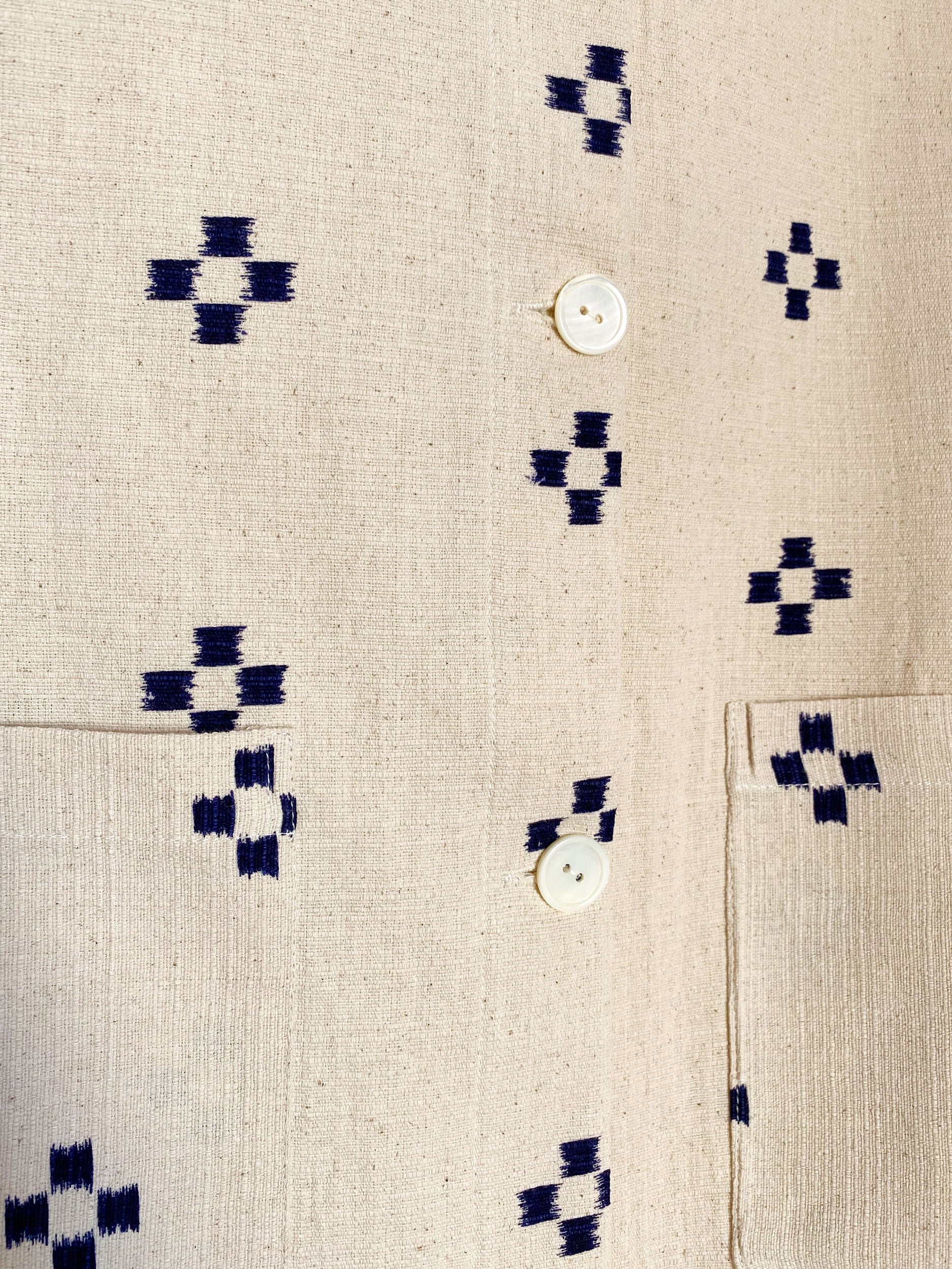 Blue flowers jacket (Large size)