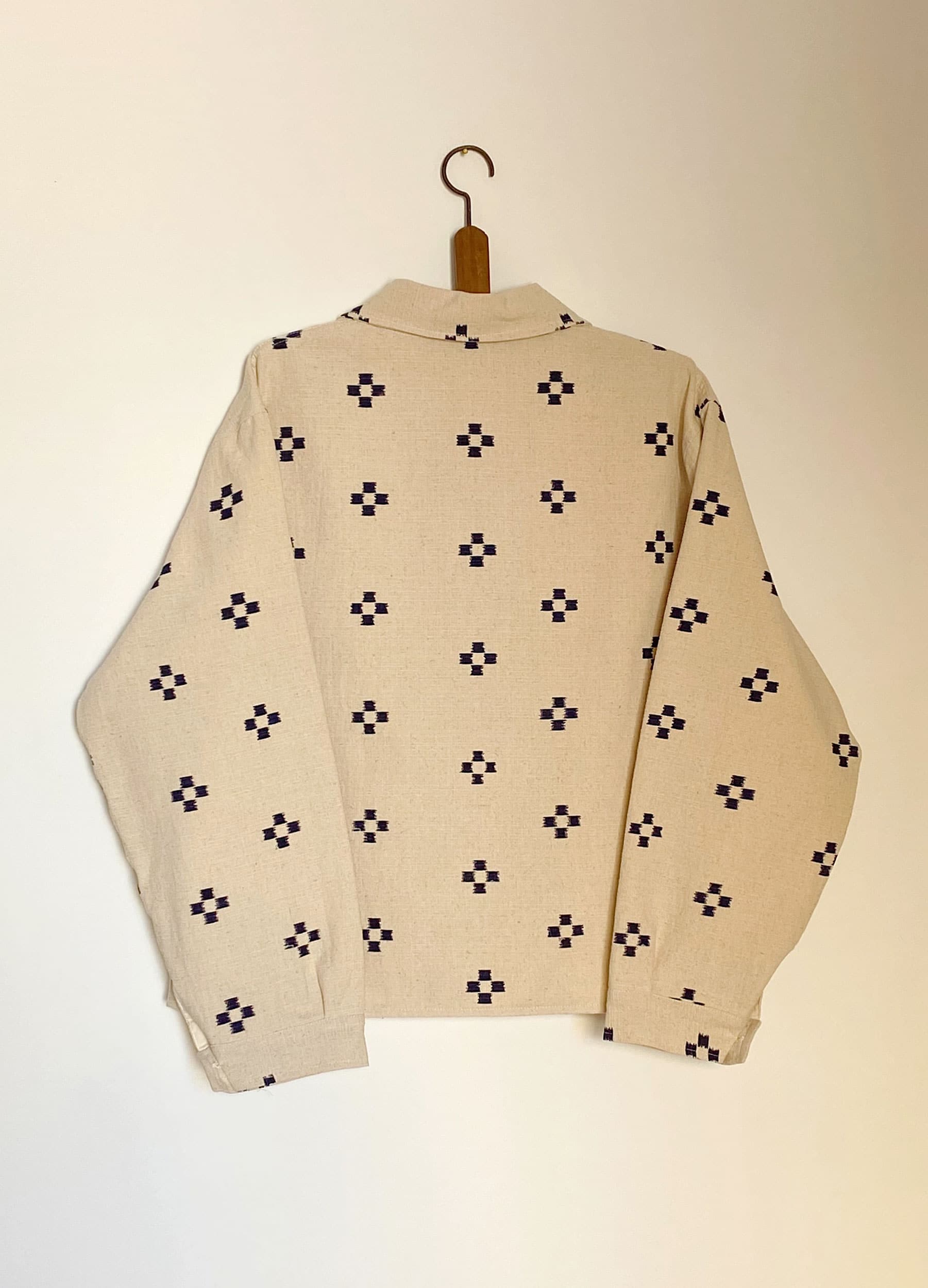 Blue flowers jacket
