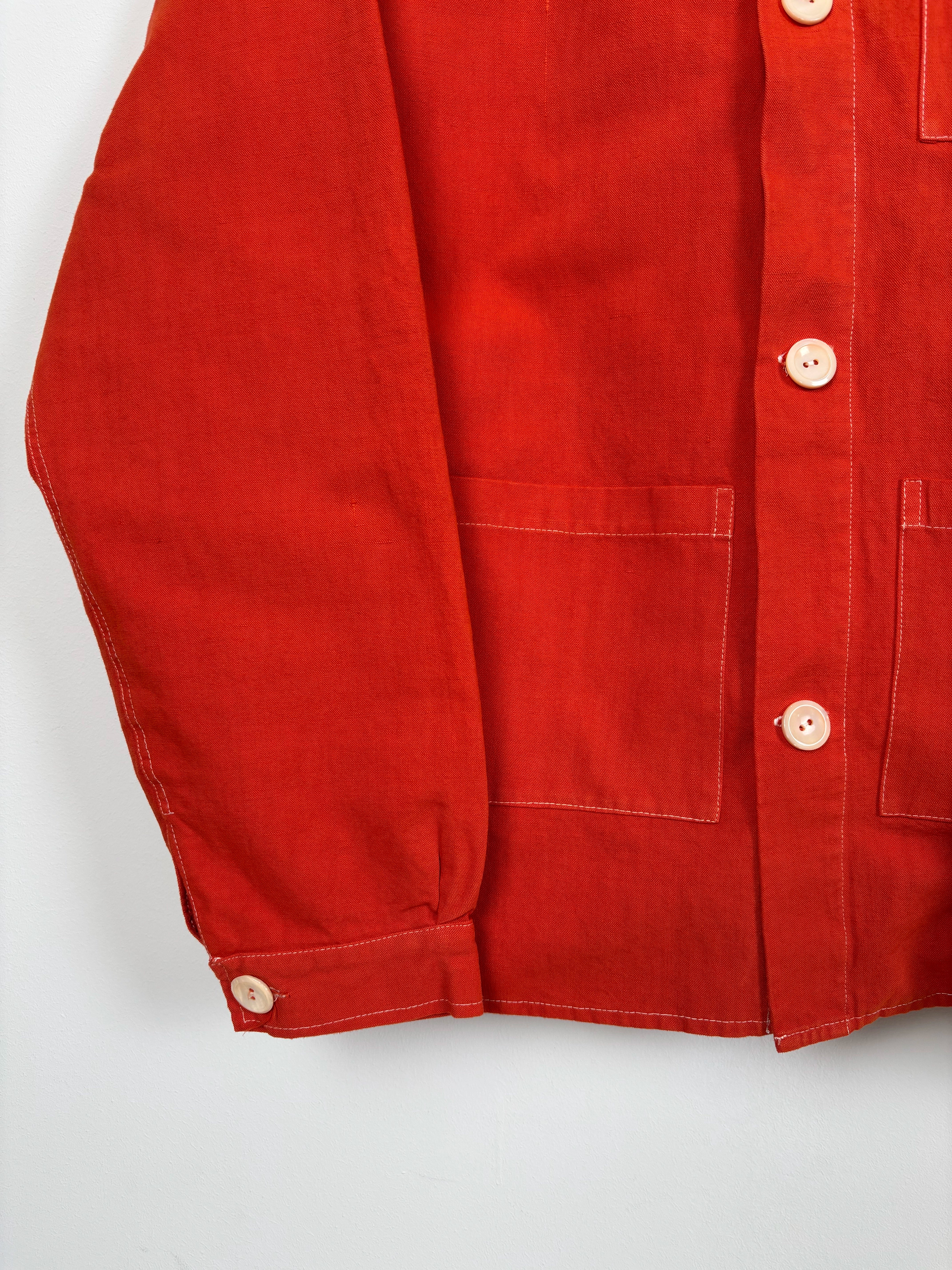 Orange dyed jacket - Man fit
