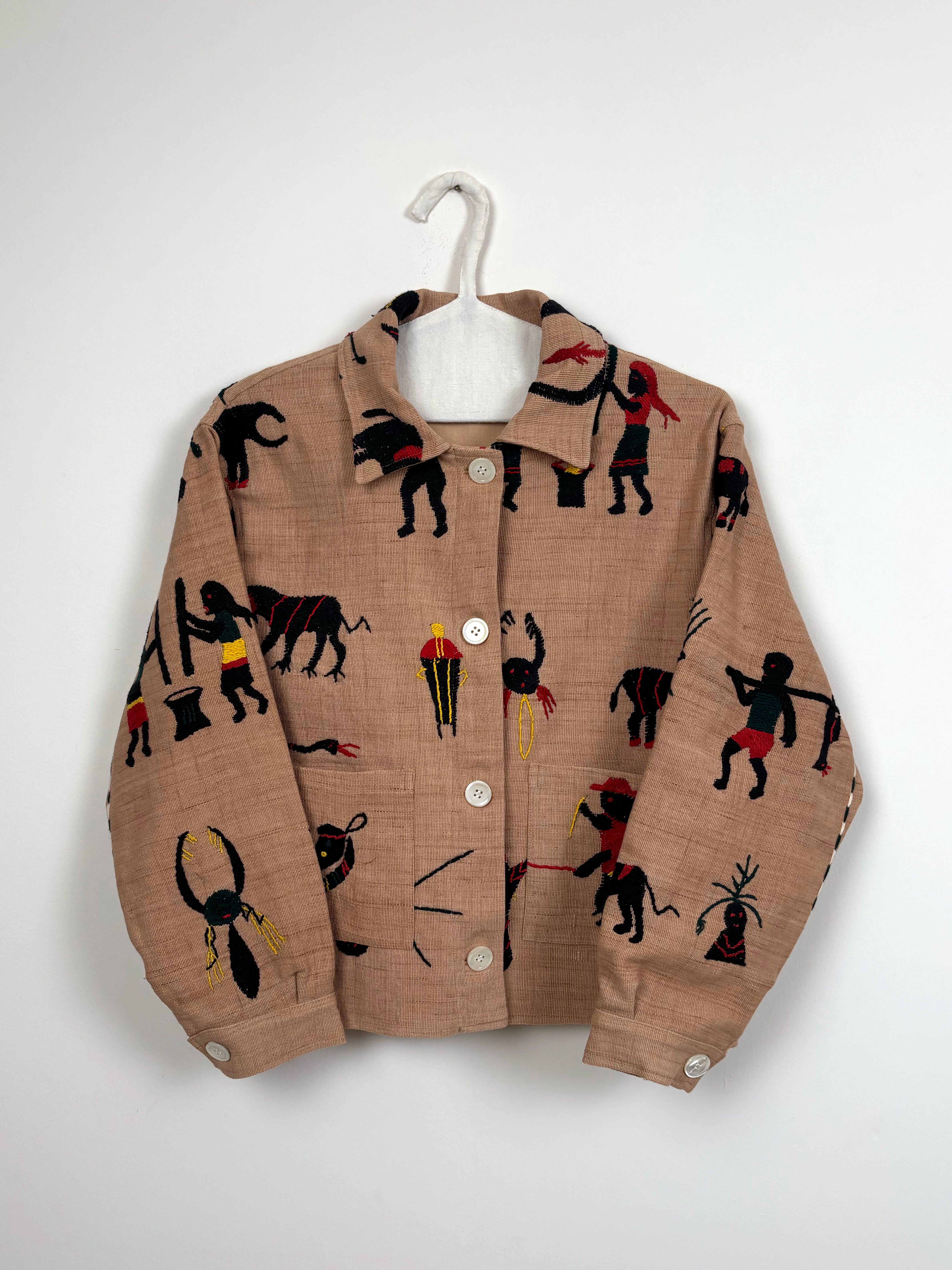 Pomegranate in bloom scene jacket