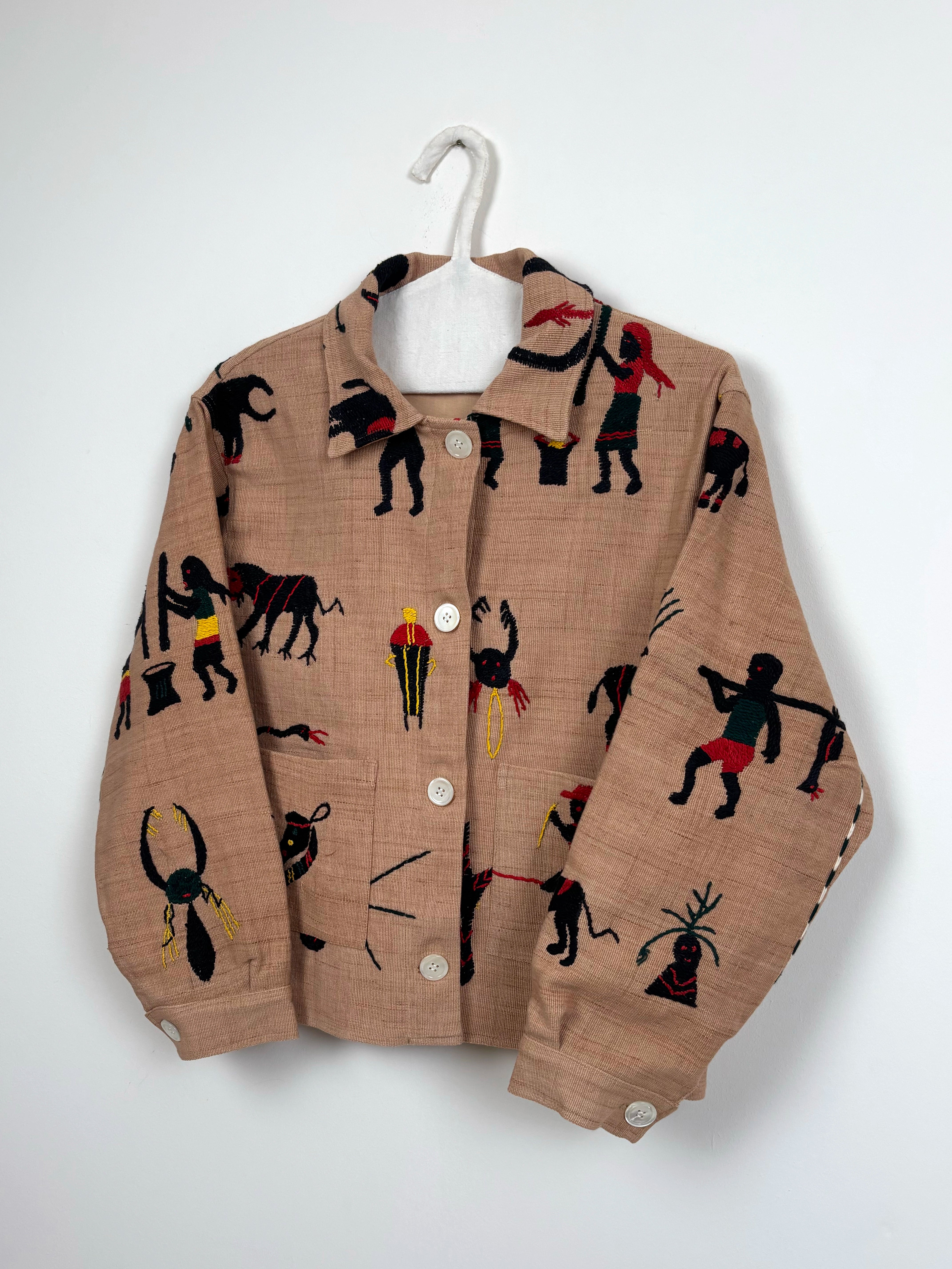 Pomegranate in bloom scene jacket
