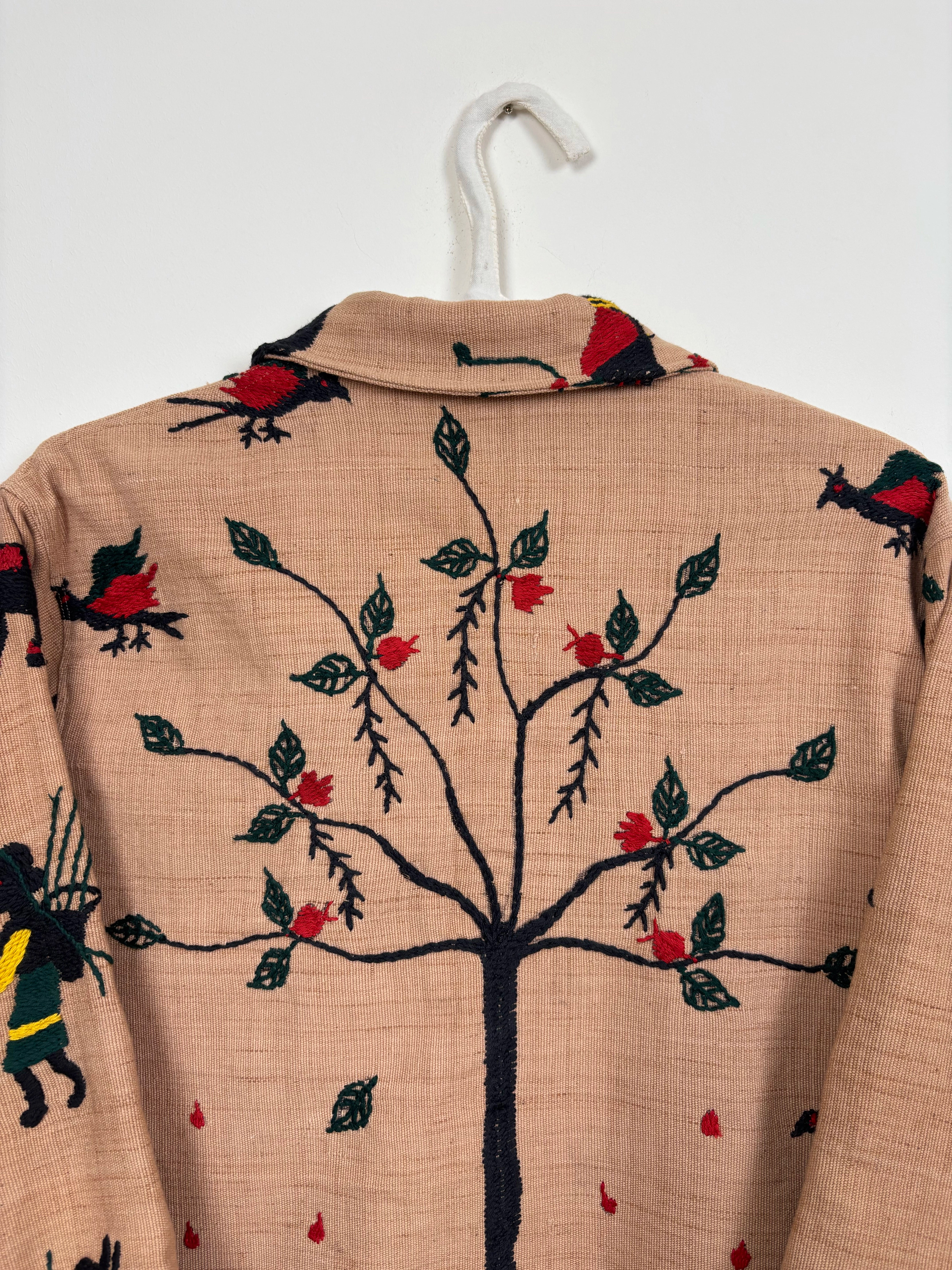 Pomegranate in bloom scene jacket