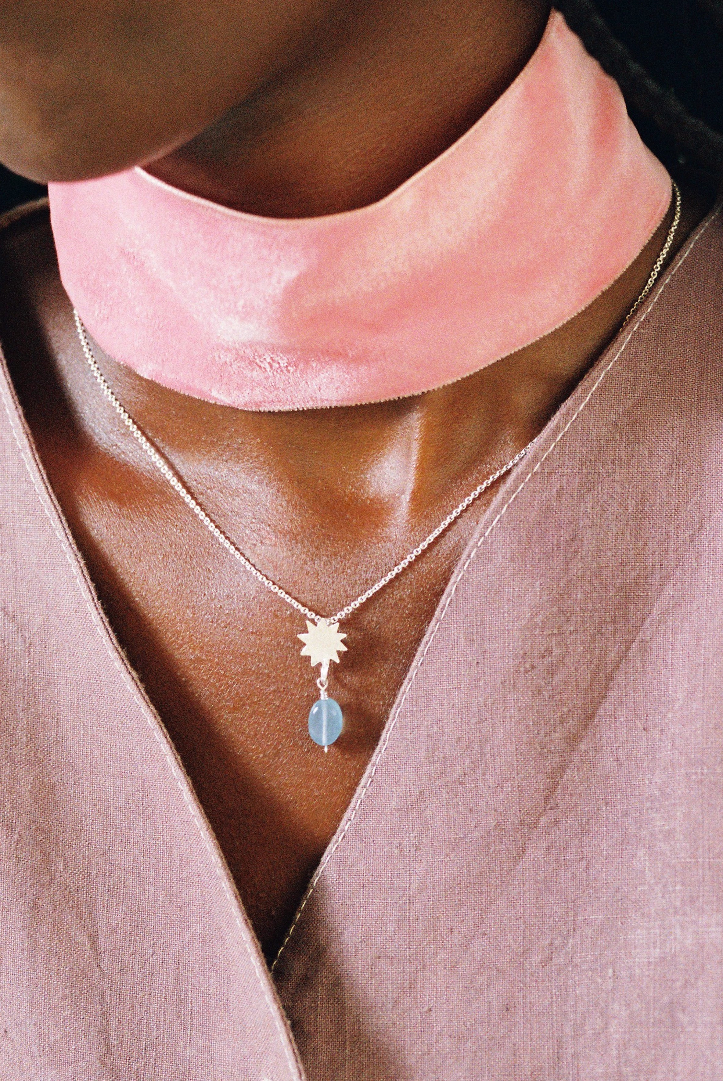 Vela silver pendant