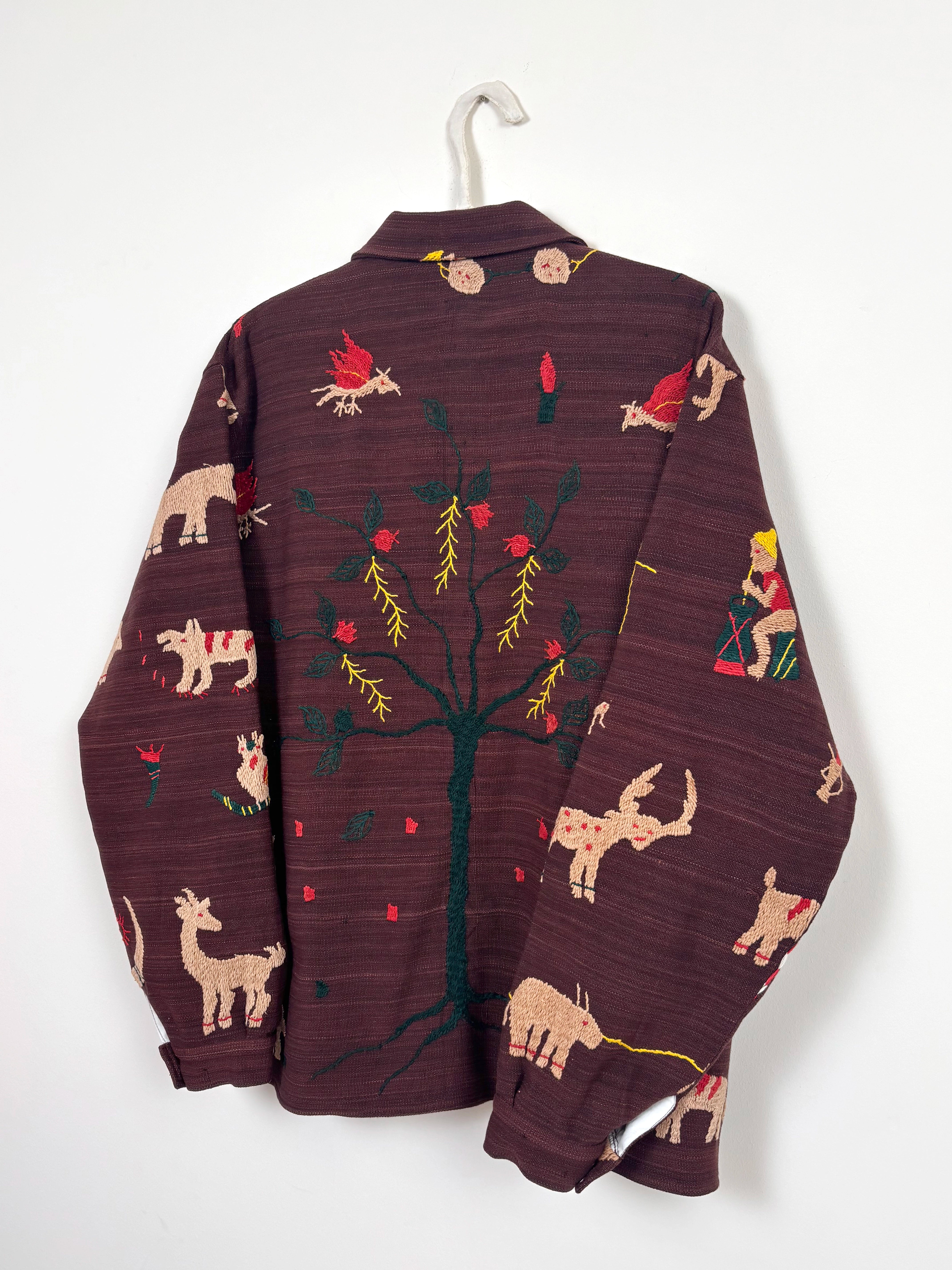 Big tree scene jacket limited edition - Man fit (XL size)