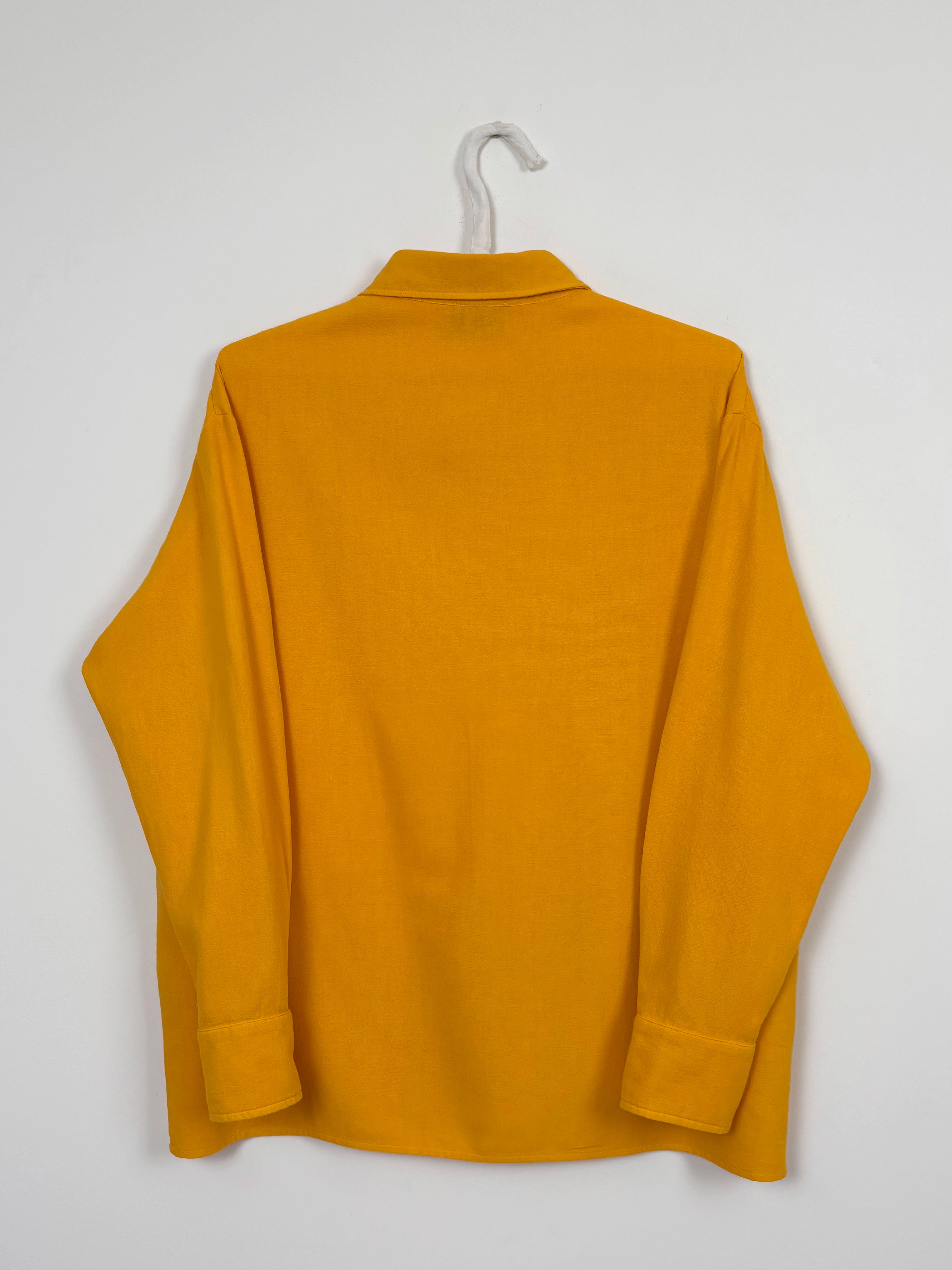 Vibrant yellow dyed shirt