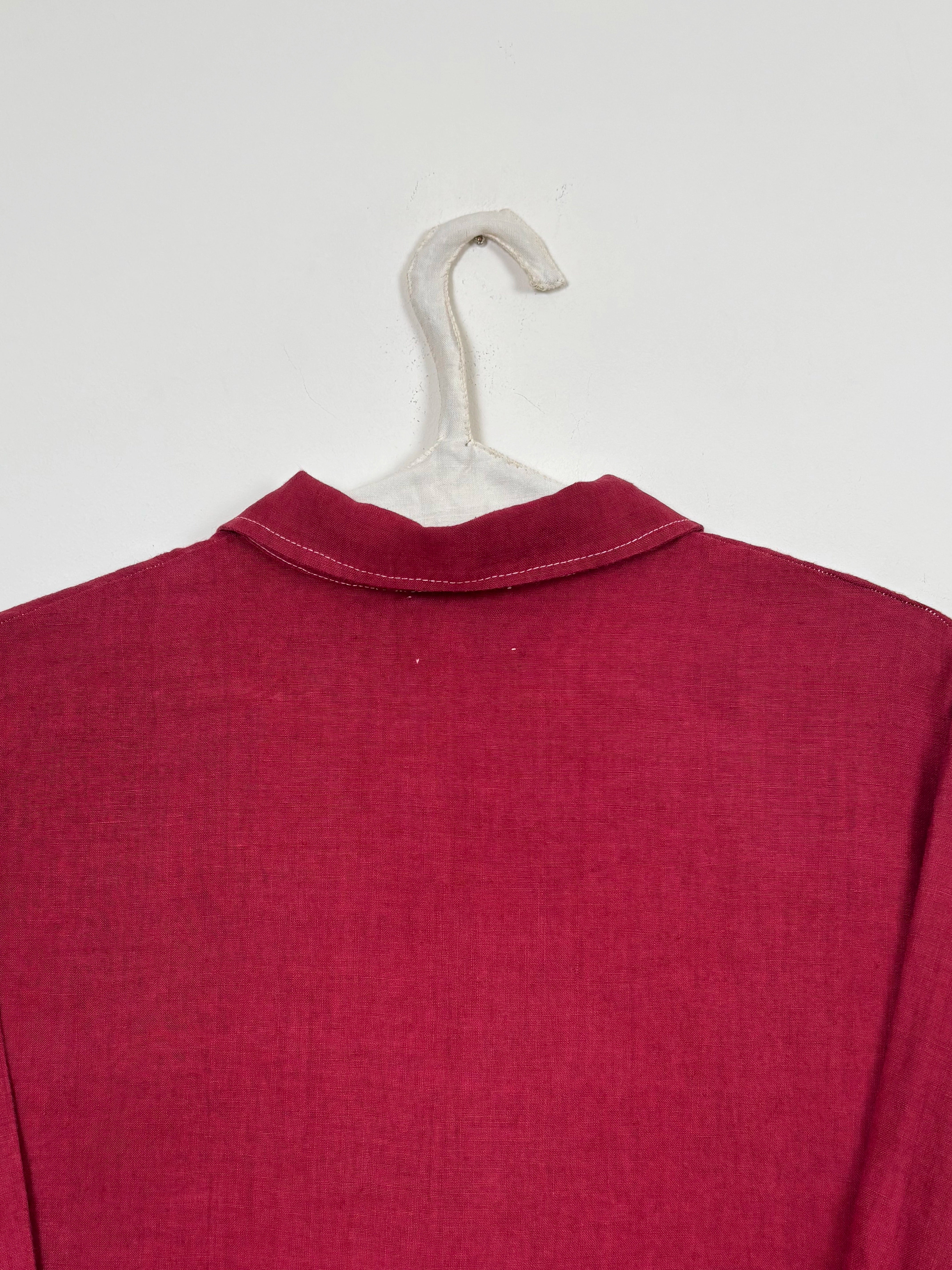 Maroon dyed long shirt