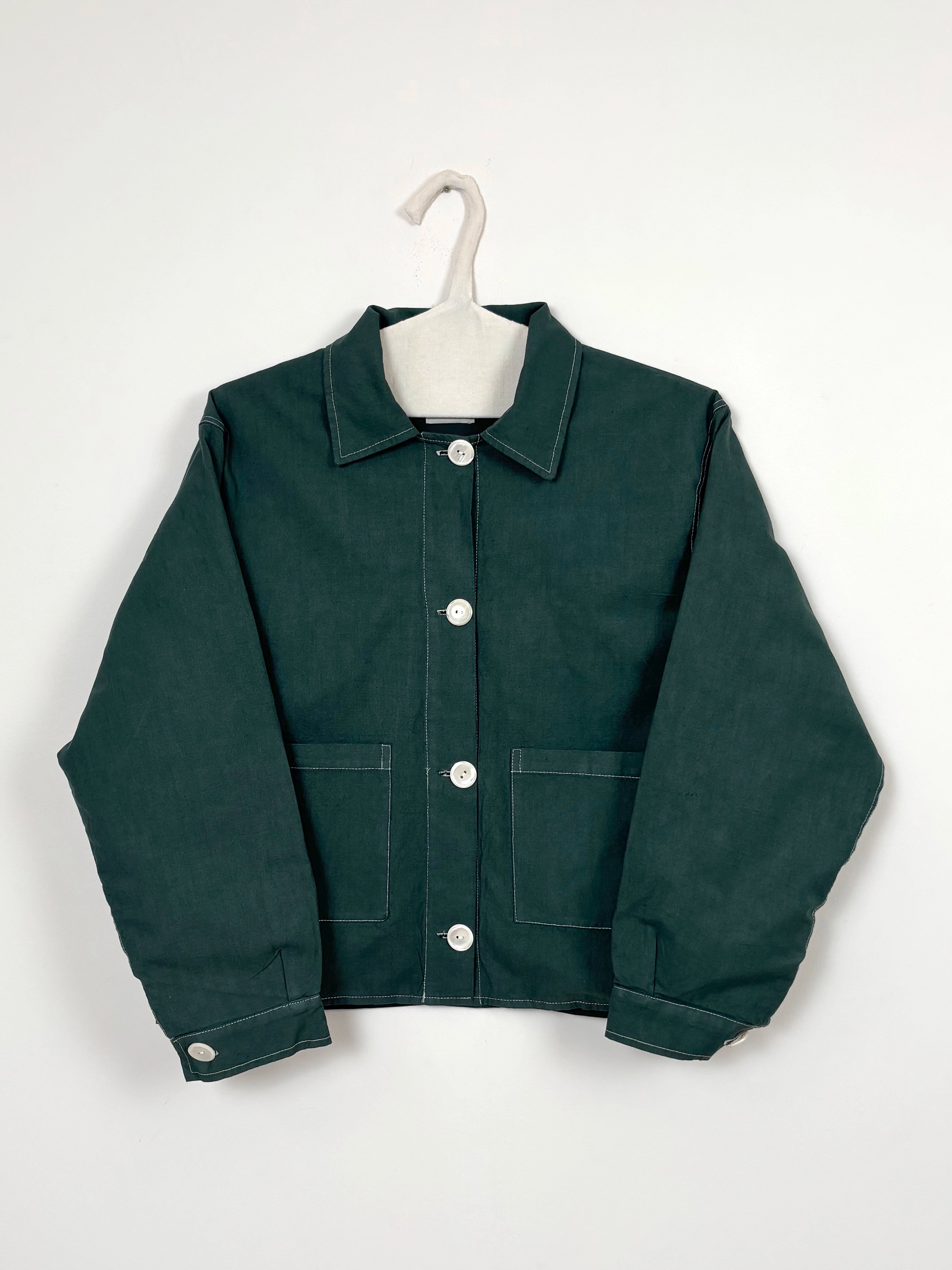 Green dyed jacket