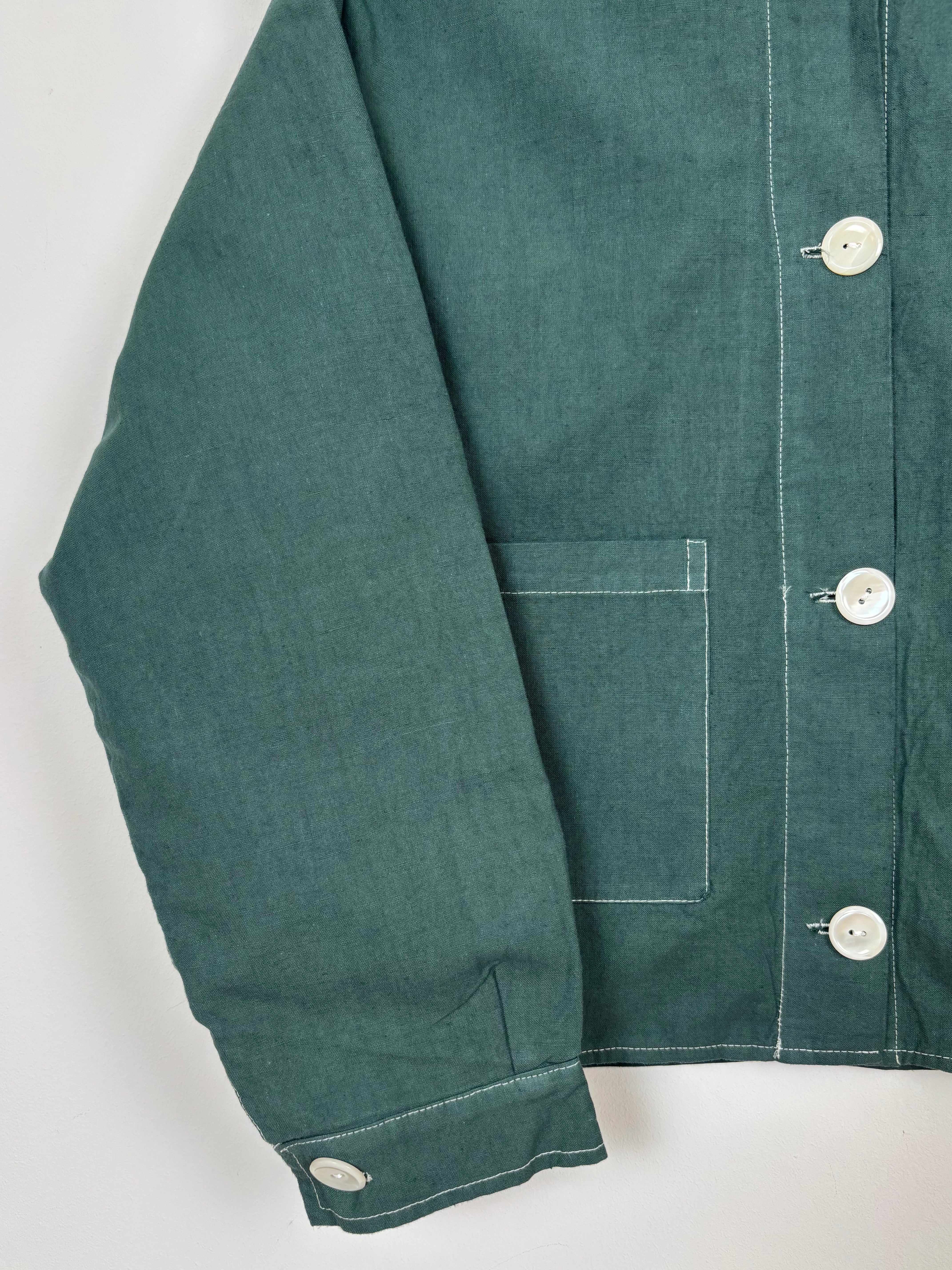 Green dyed jacket