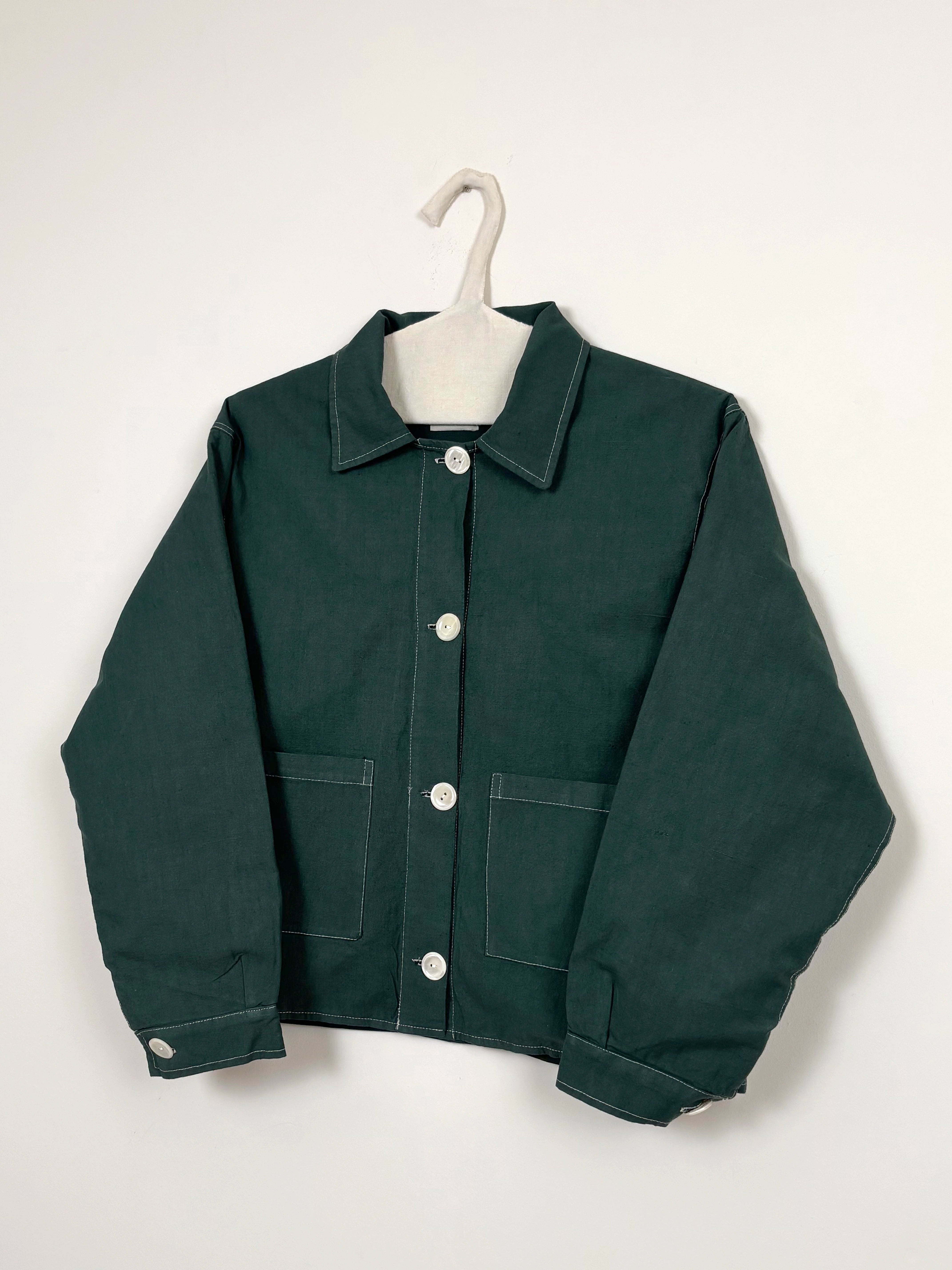 Green dyed jacket