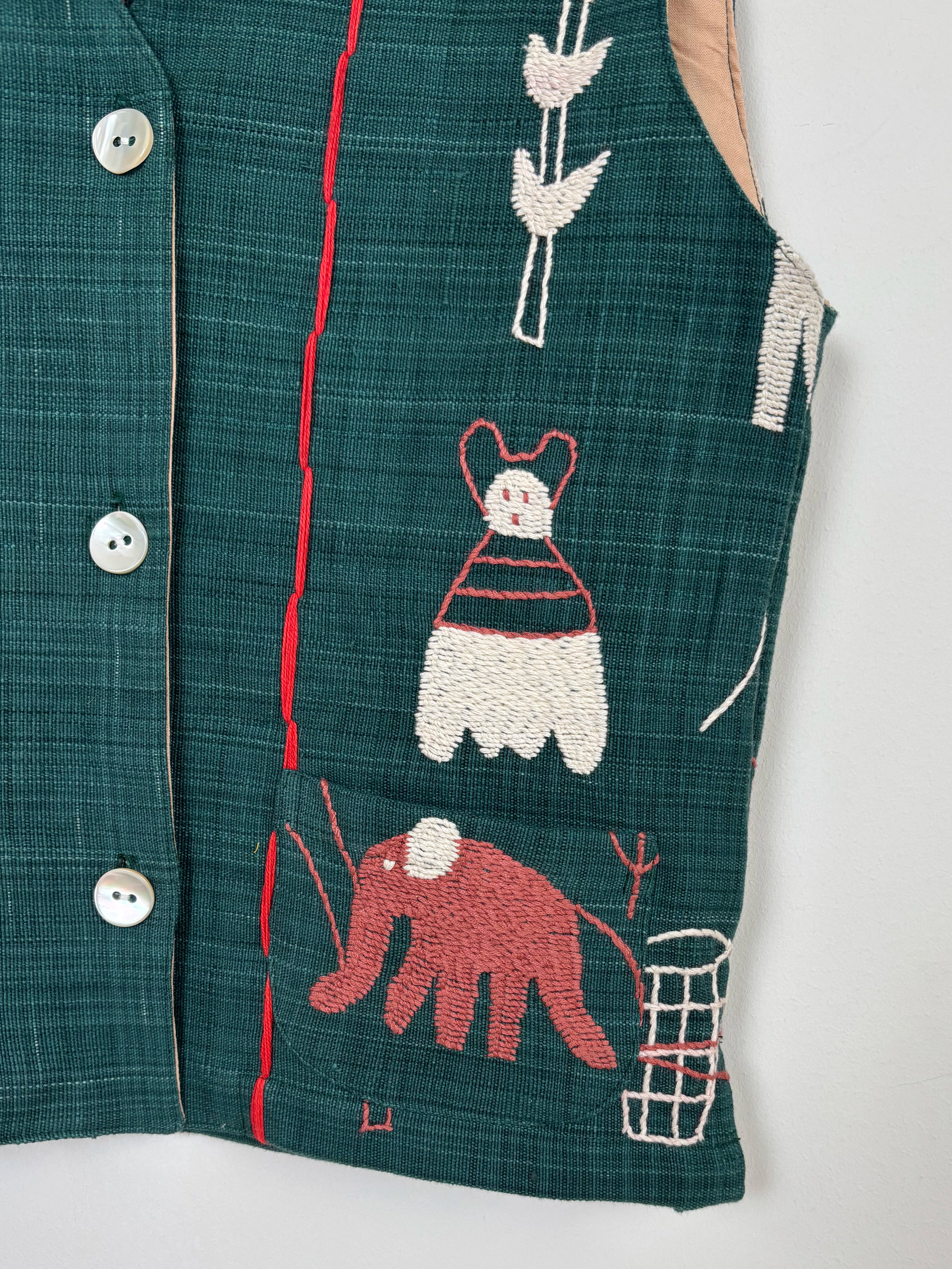 Many animals scene vest - Limited edition