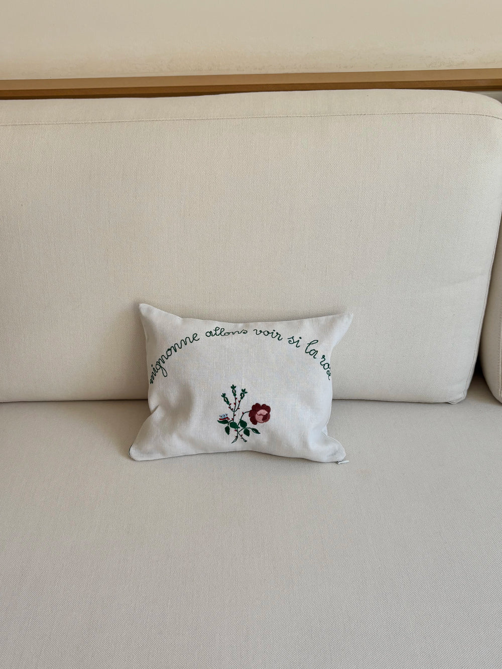 Rose pillowcase
