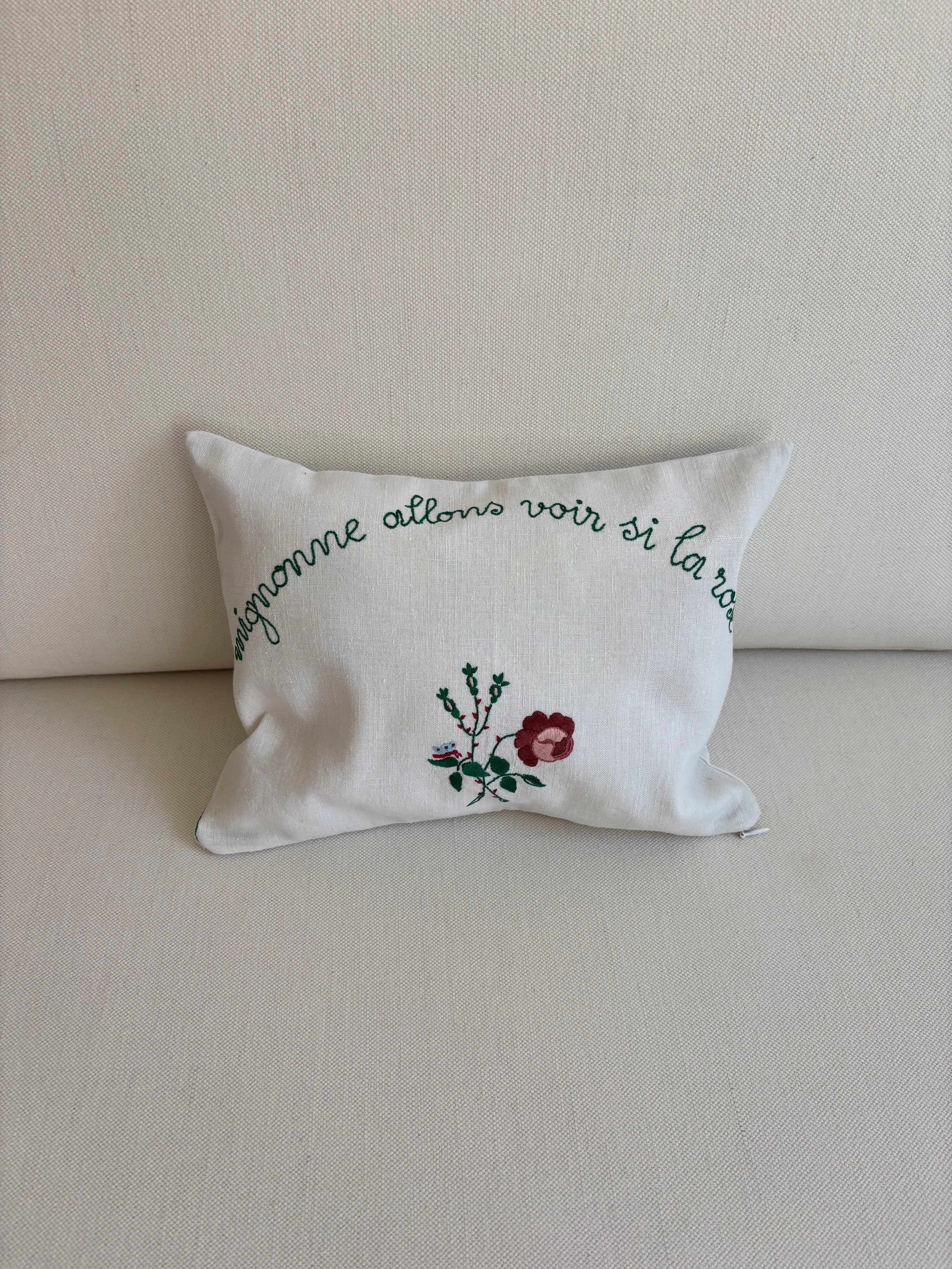 Rose pillowcase