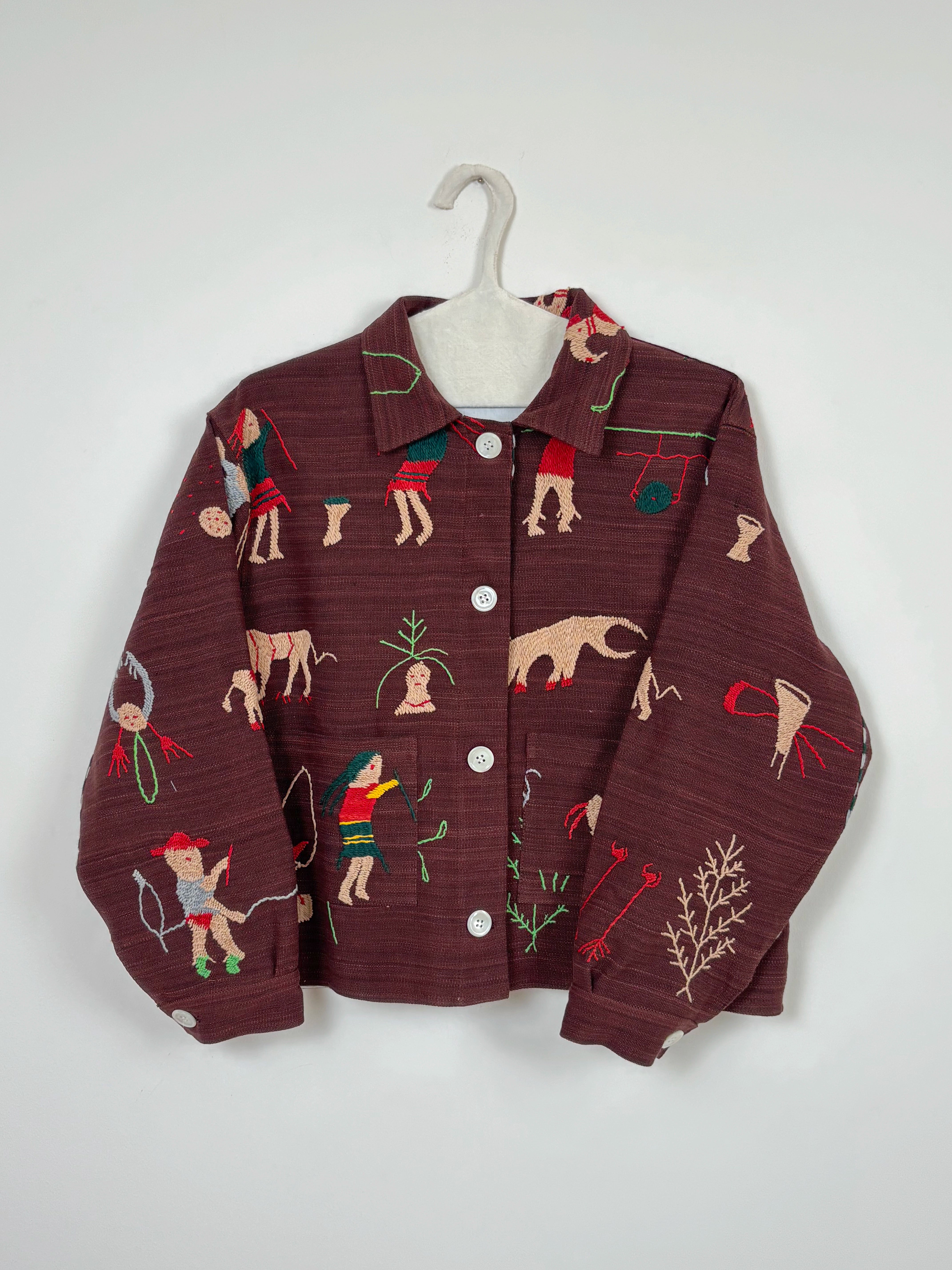 Green tree scene jacket (Large size) - Limited edition