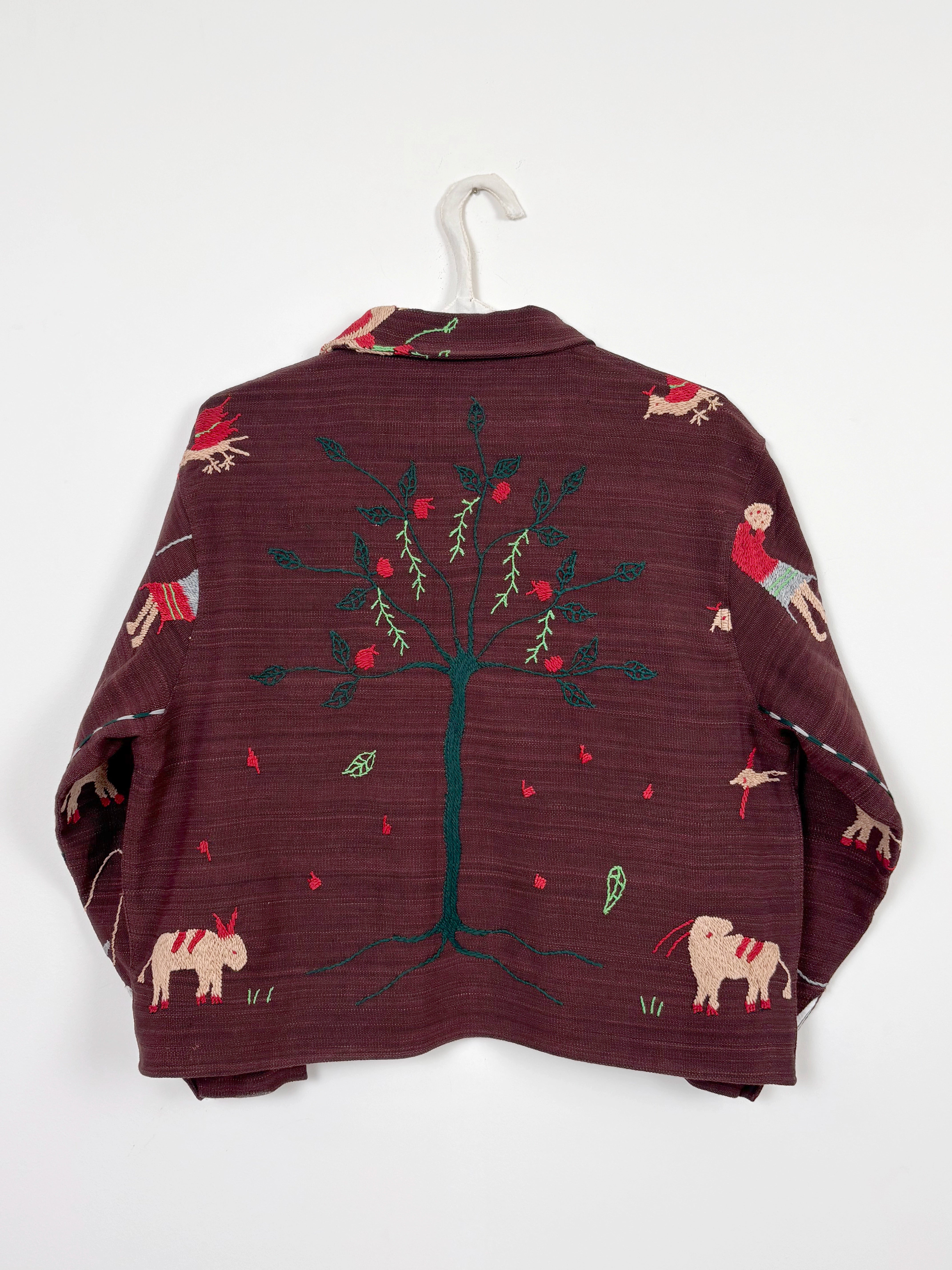 Green tree scene jacket (Large size) - Limited edition