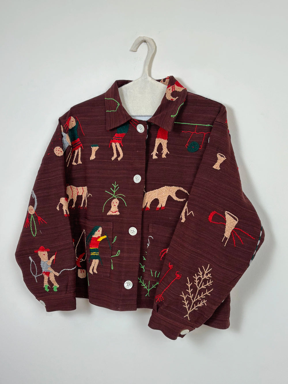 Green tree scene jacket (Large size) - Limited edition