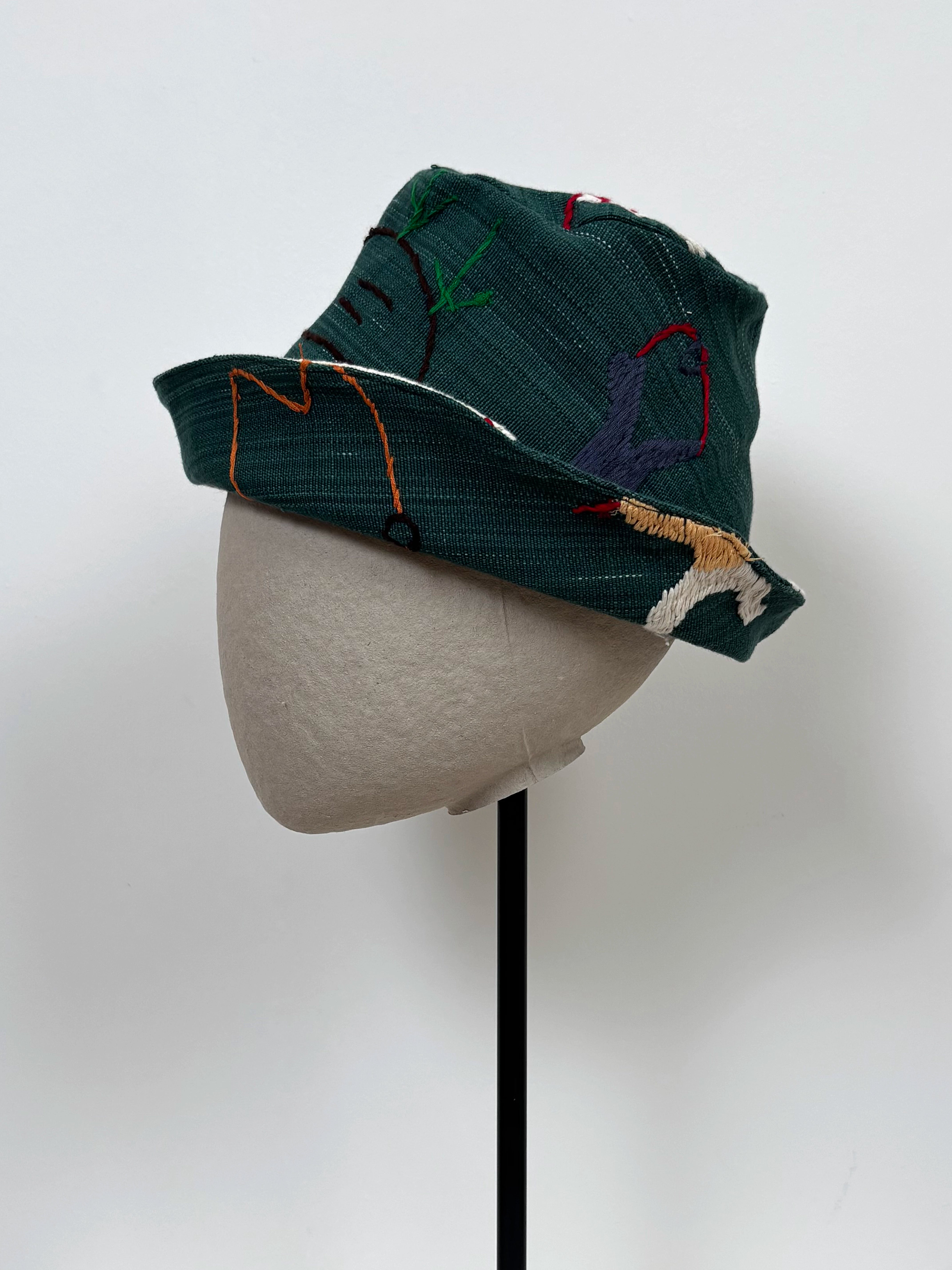 Sunset scene hat