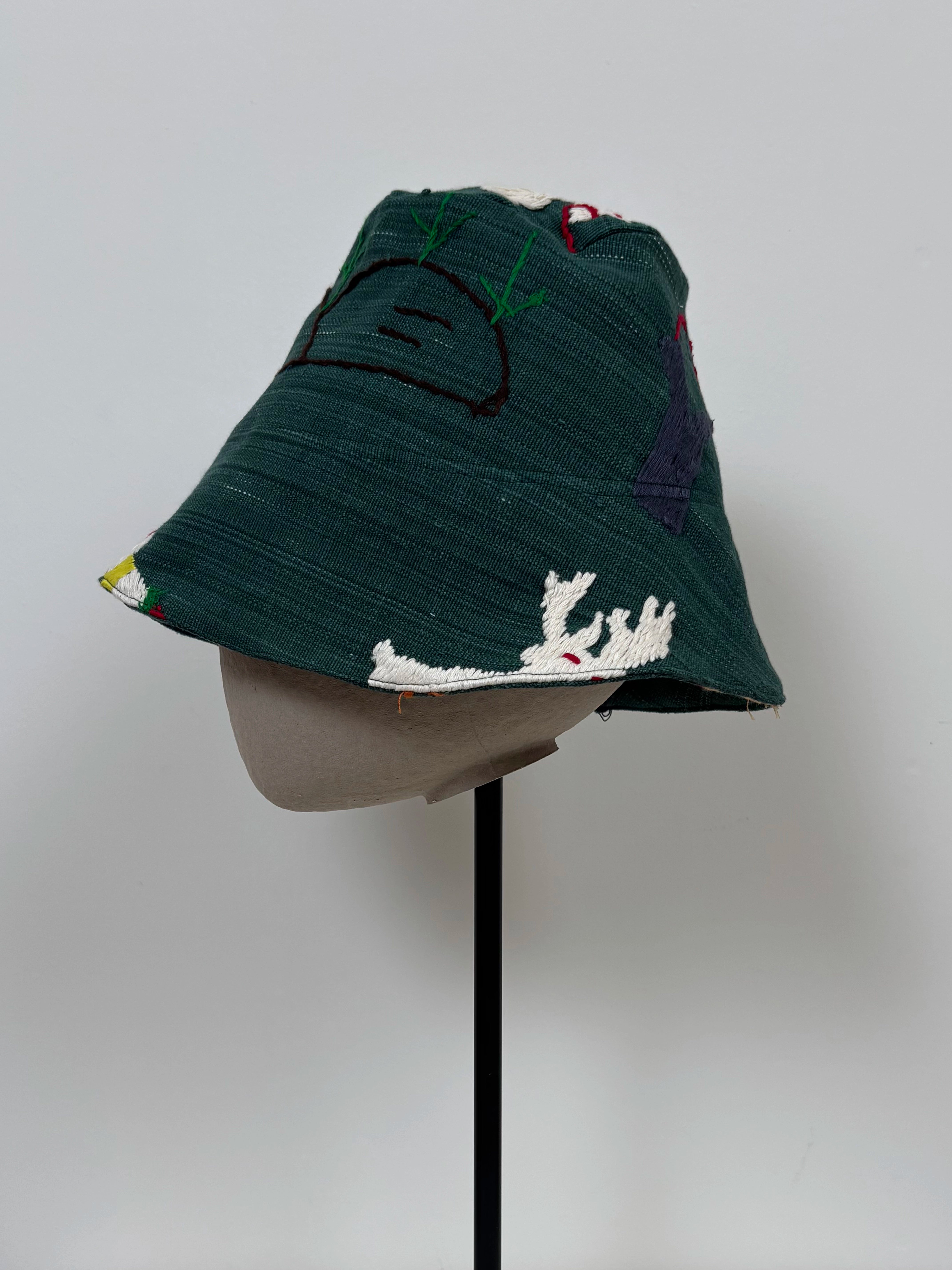 Sunset scene hat