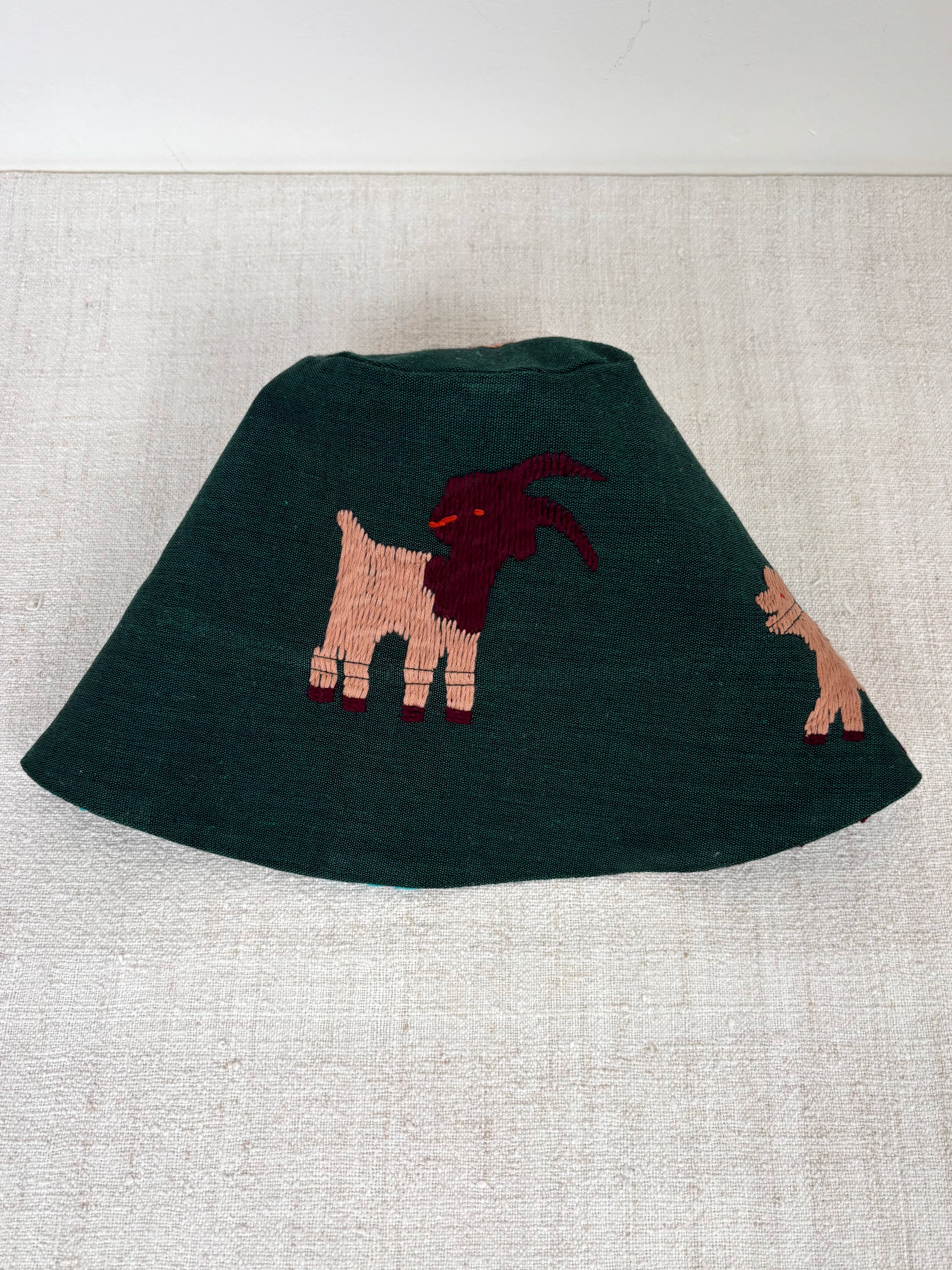 Little Goat scene hat