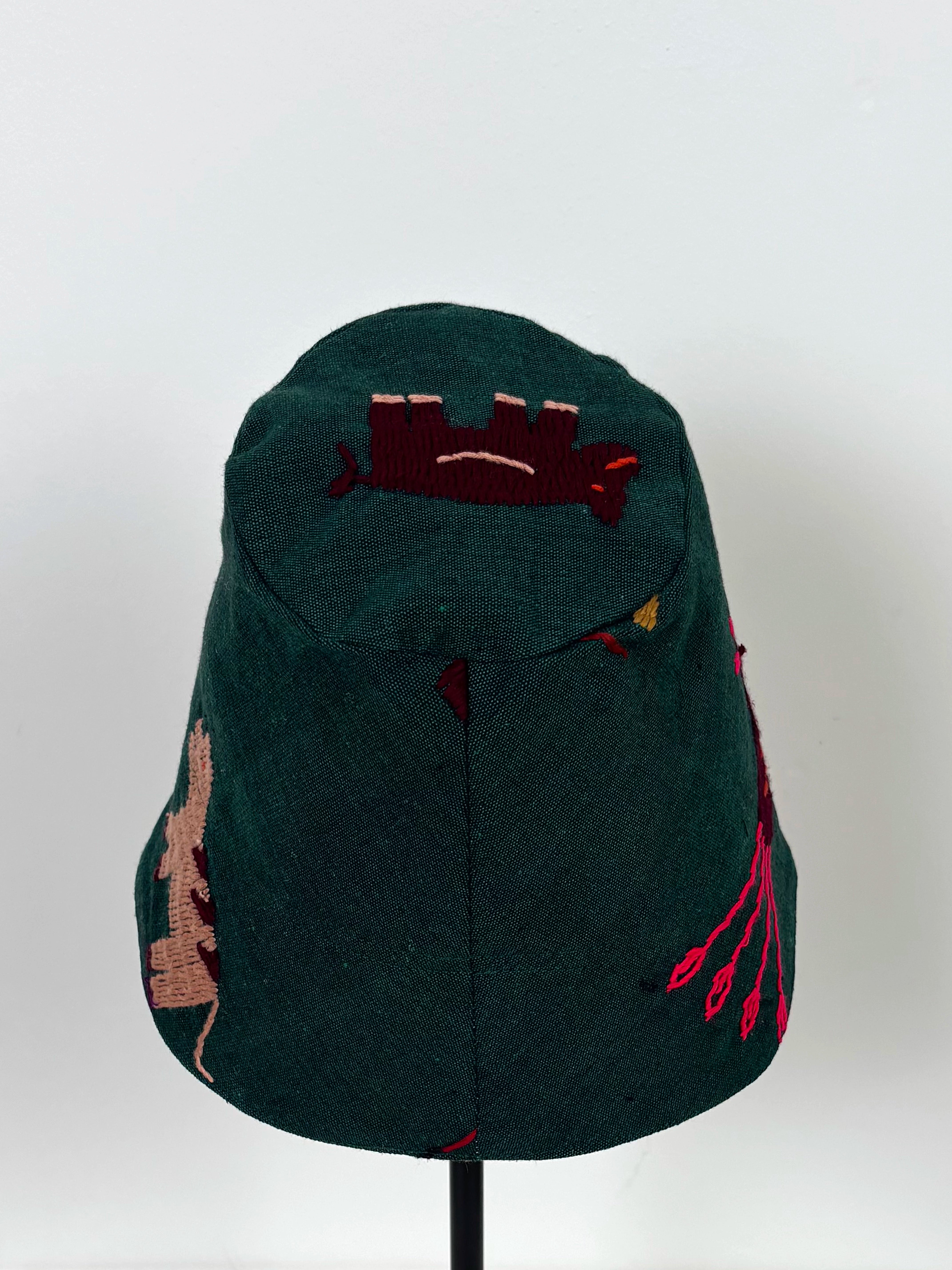 Little Goat scene hat