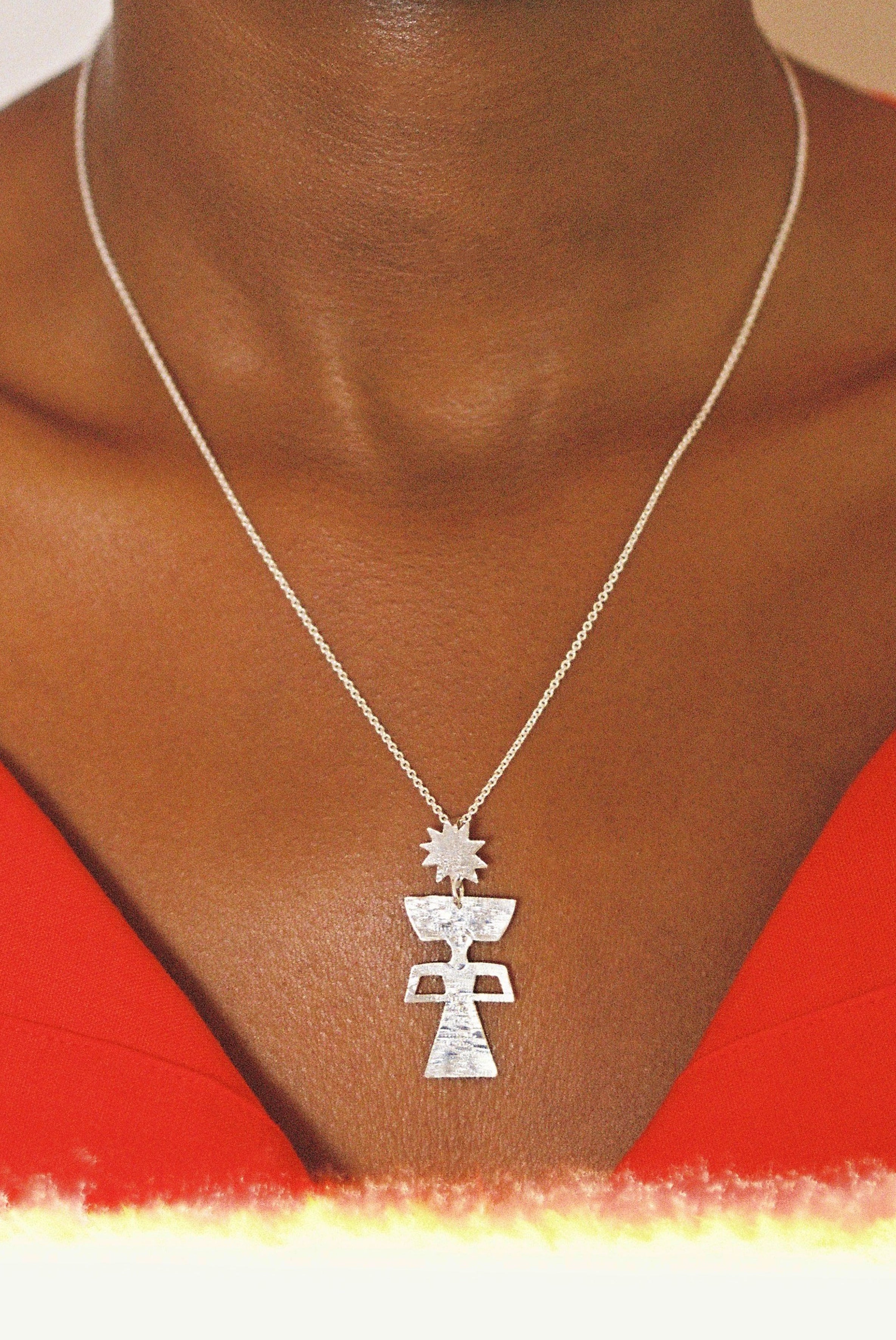 Julieta silver pendant