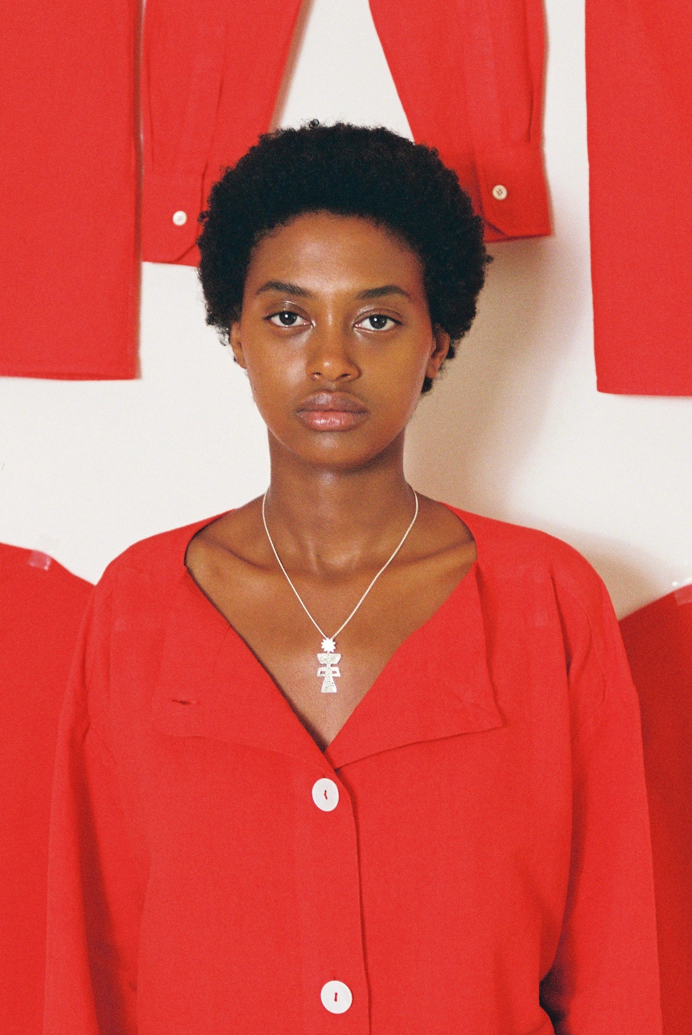 Julieta silver pendant