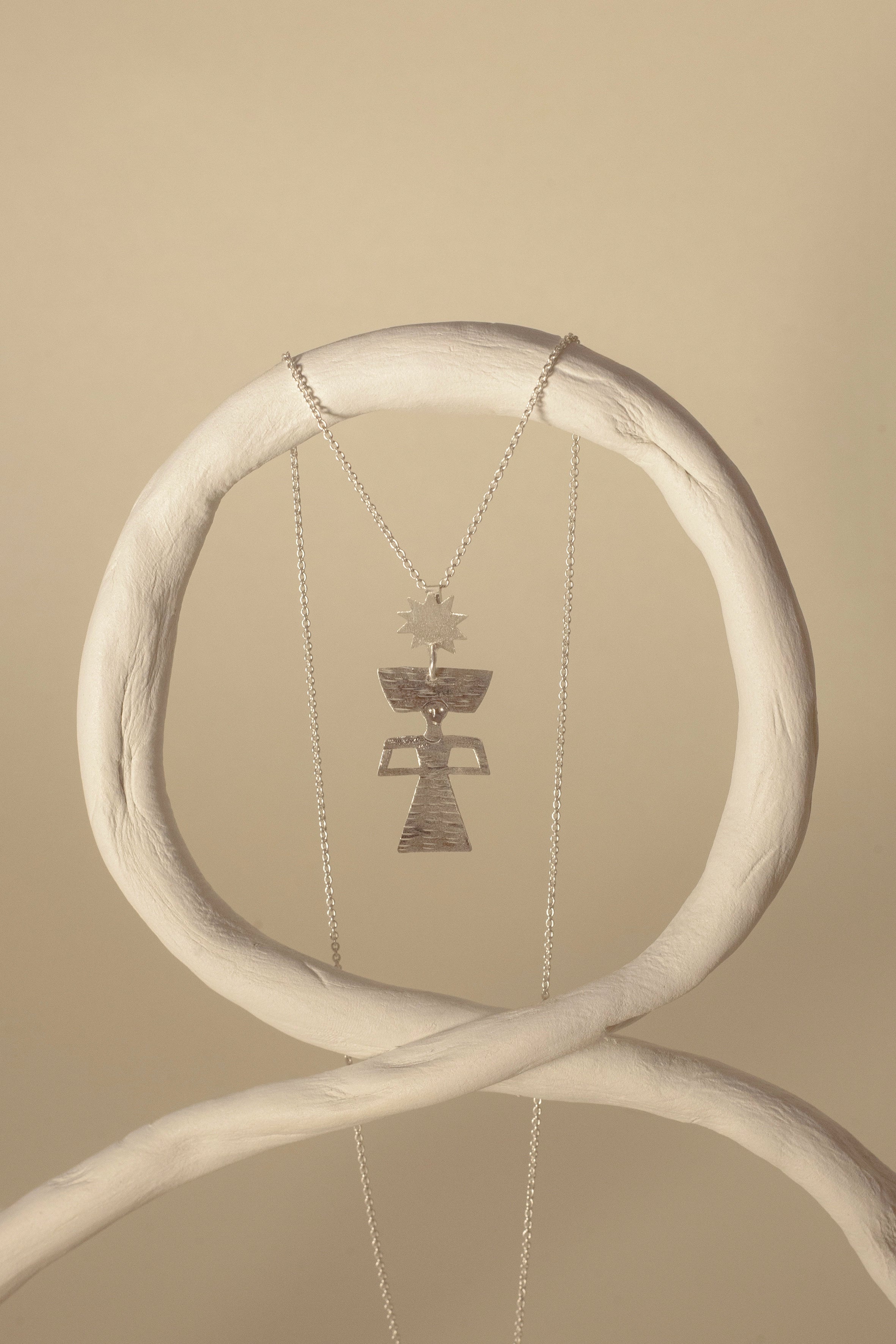 Julieta silver pendant