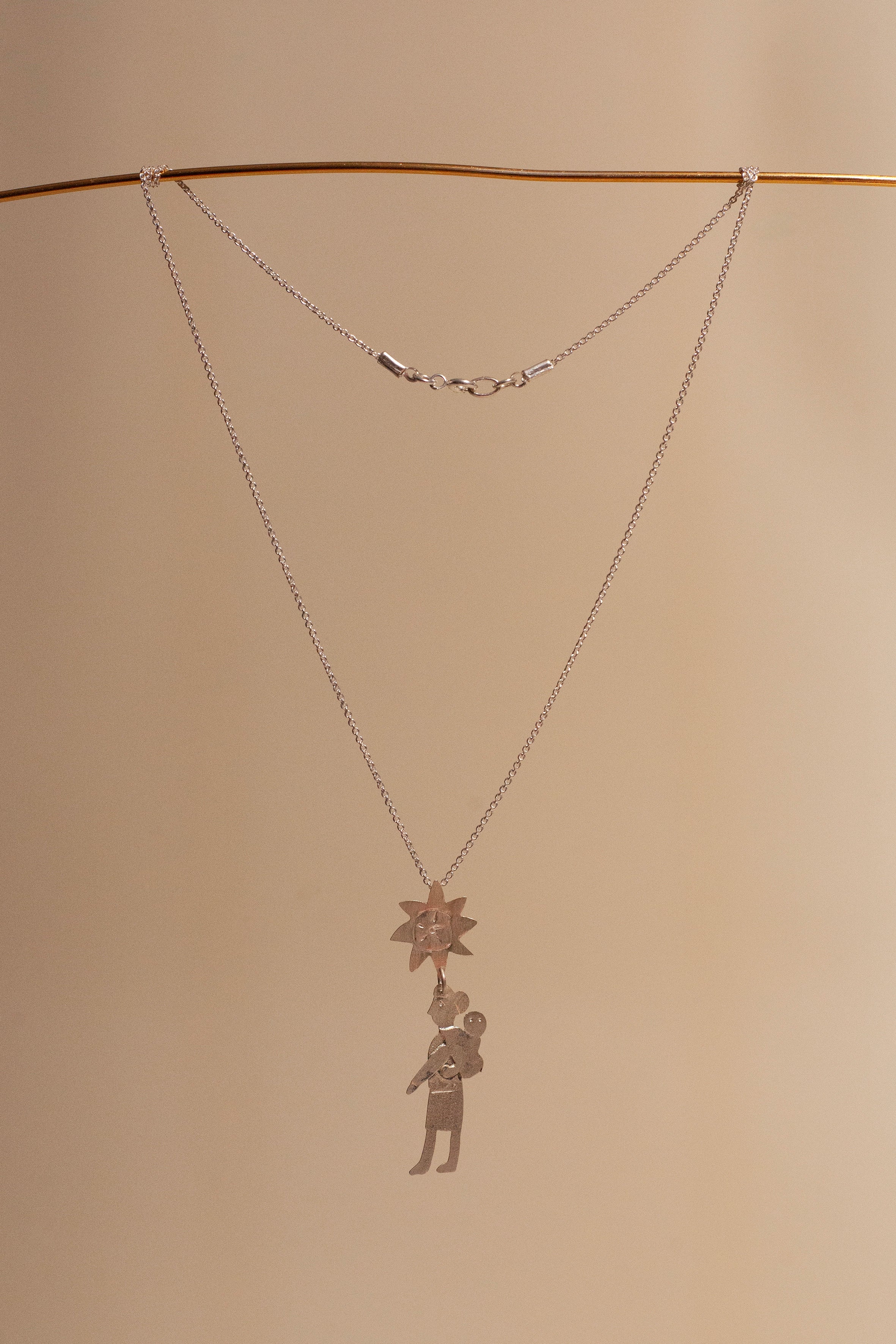 Mater silver pendant
