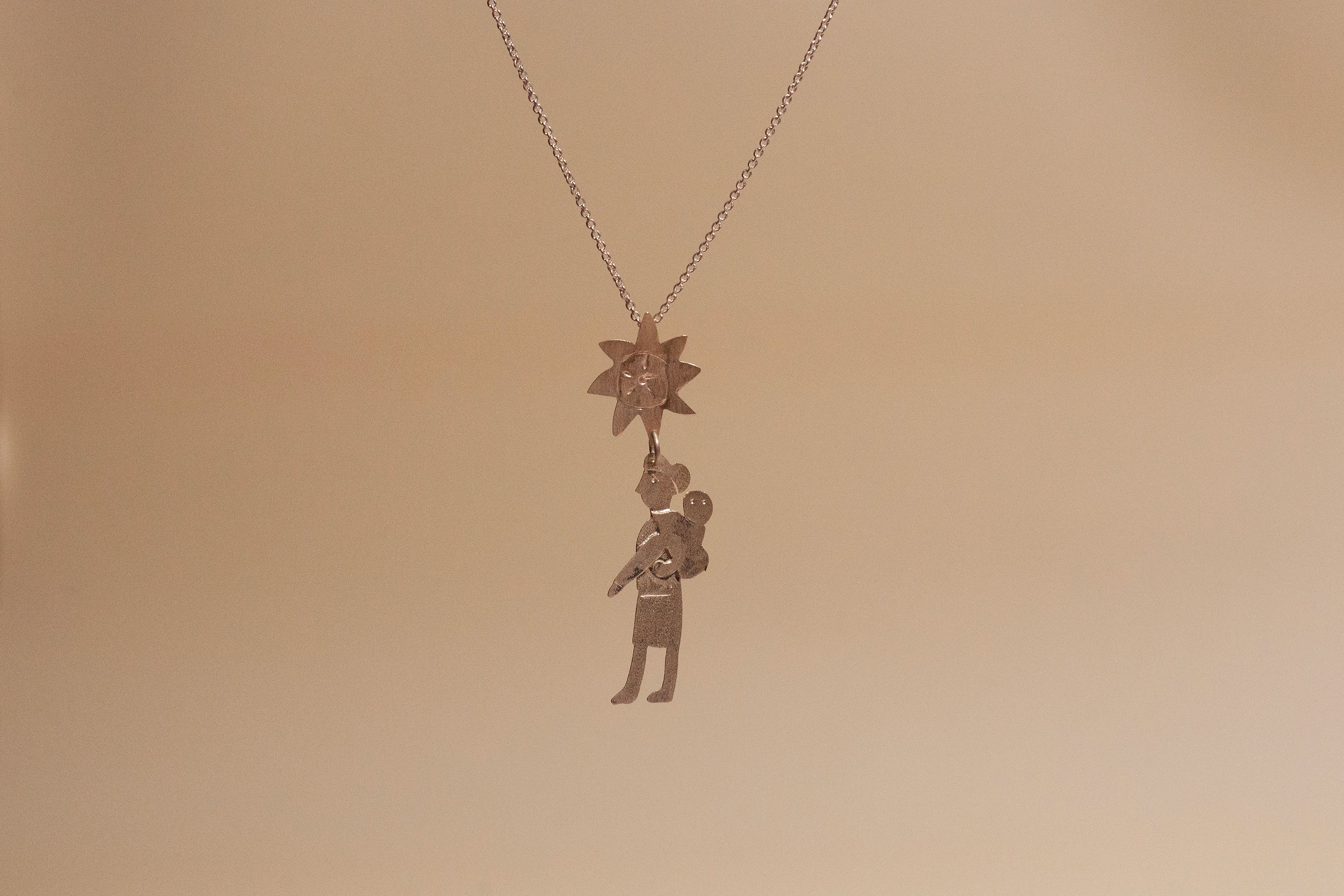 Mater silver pendant