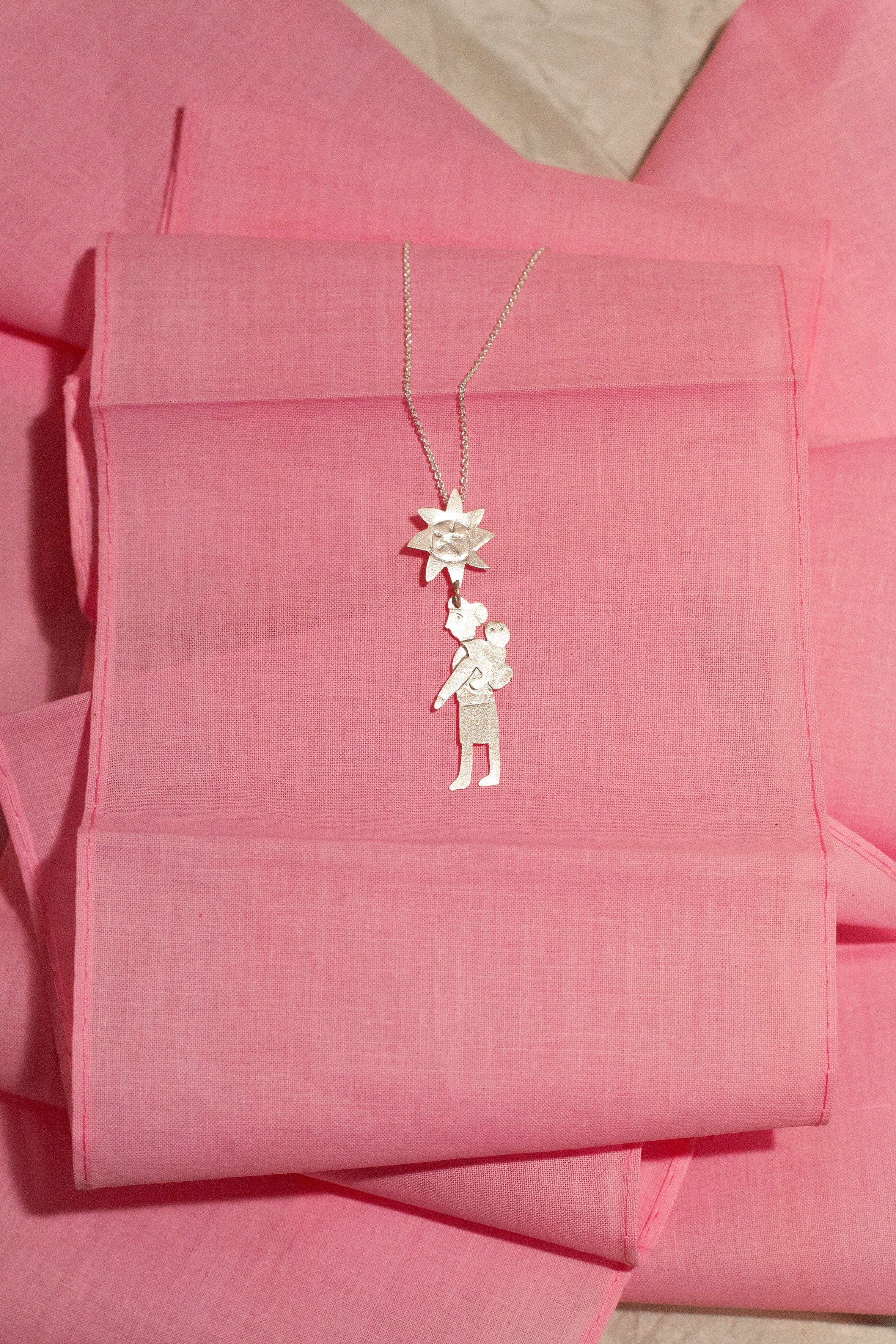 Mater silver pendant