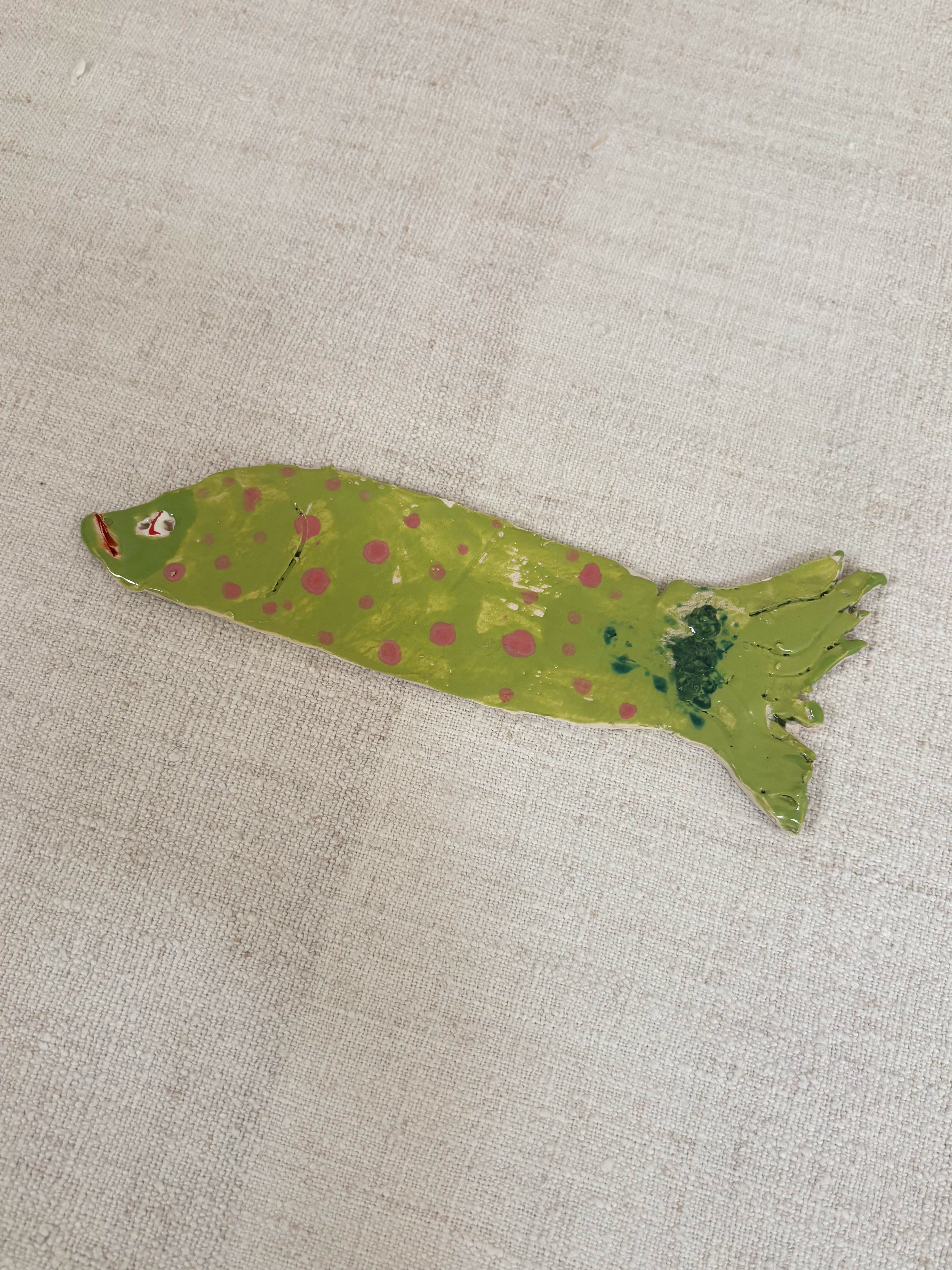 Pink dots long Fish - Mike Swaney