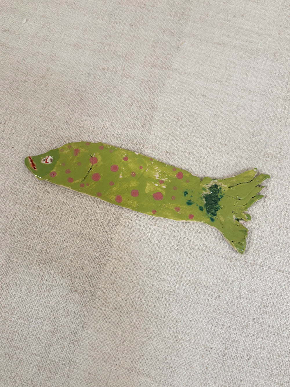 Pink dots long Fish - Mike Swaney