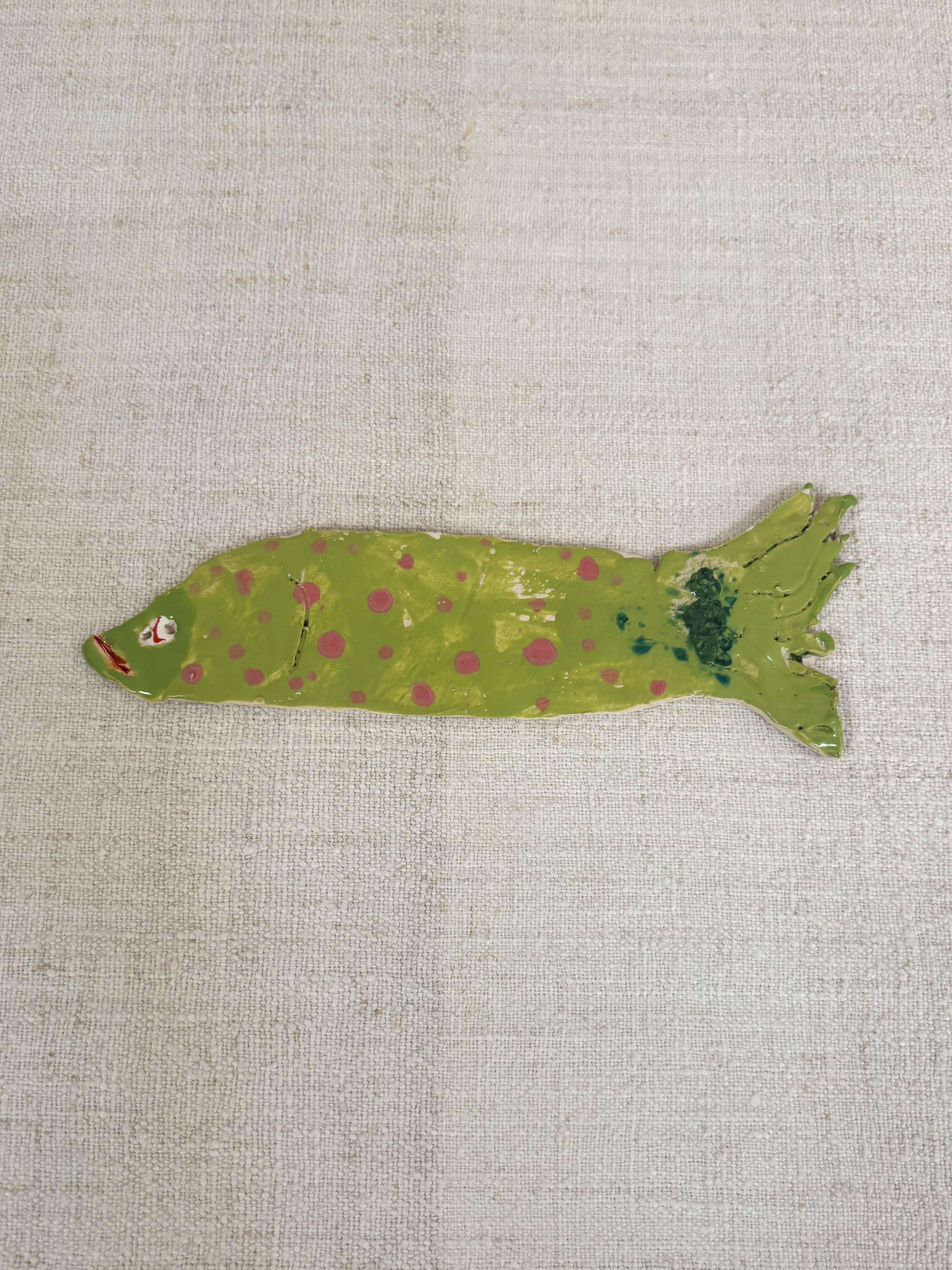 Pink dots long Fish - Mike Swaney