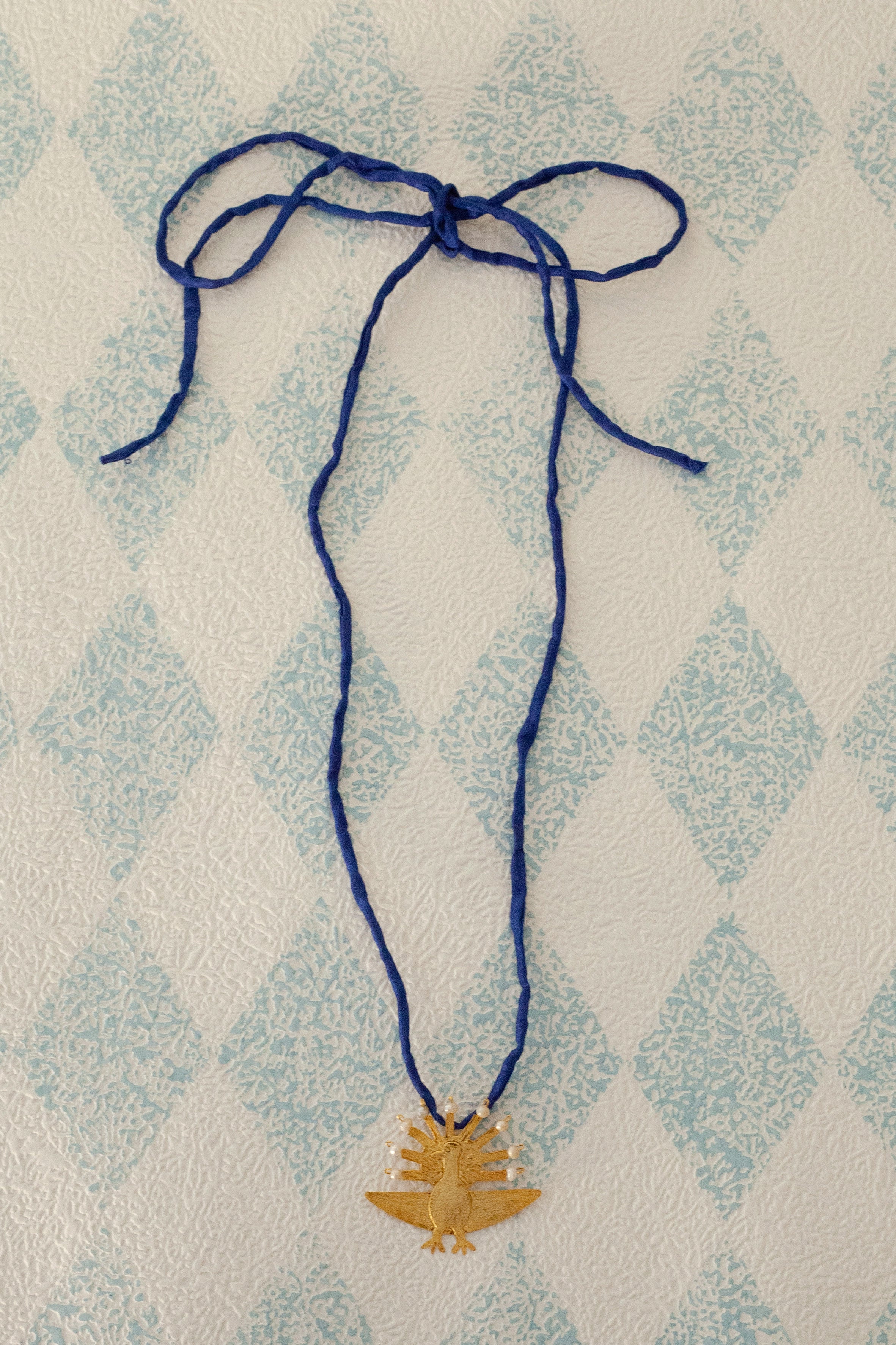 Ocelo gold silk choker