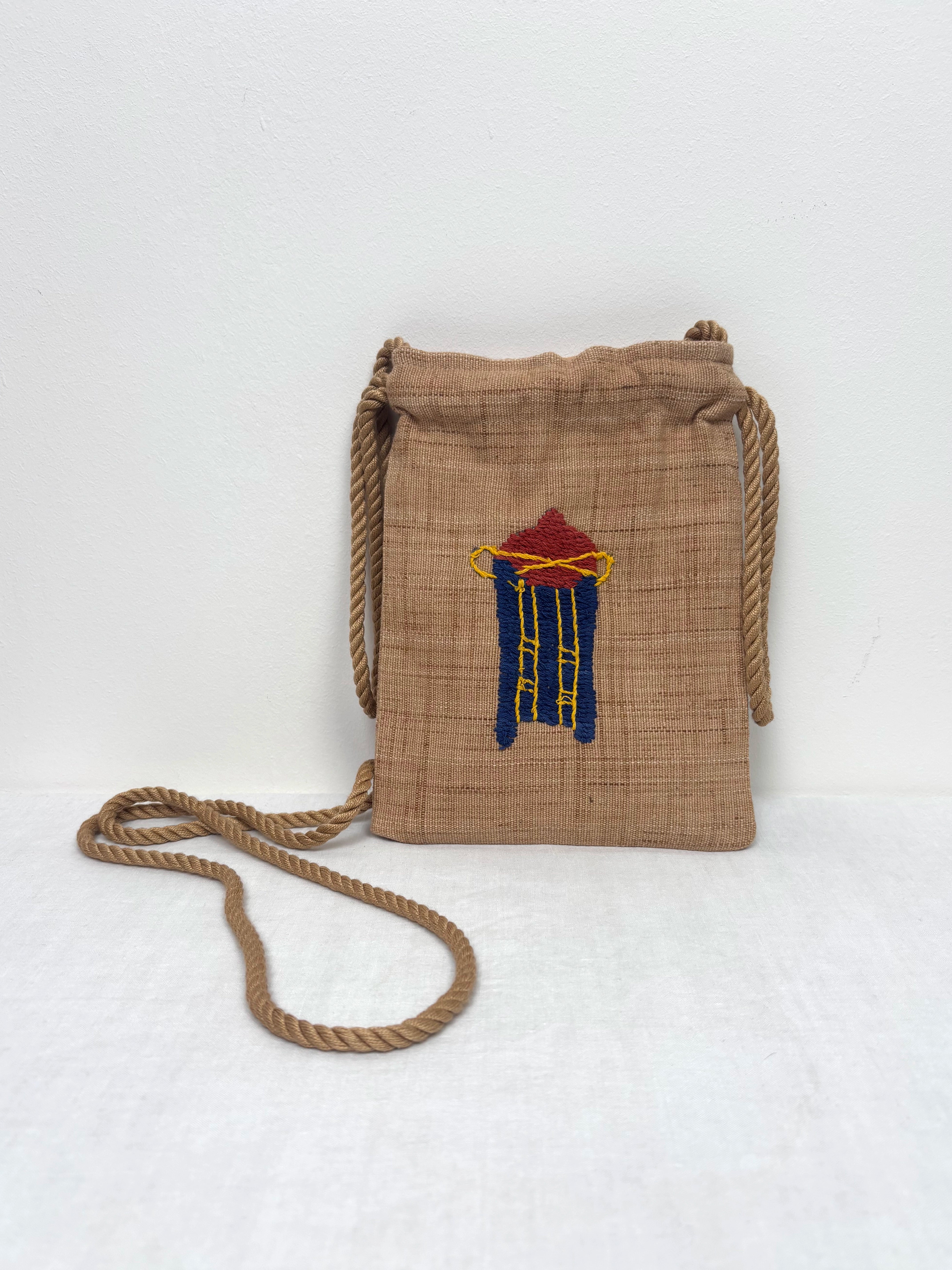 Vases scene pouch bag